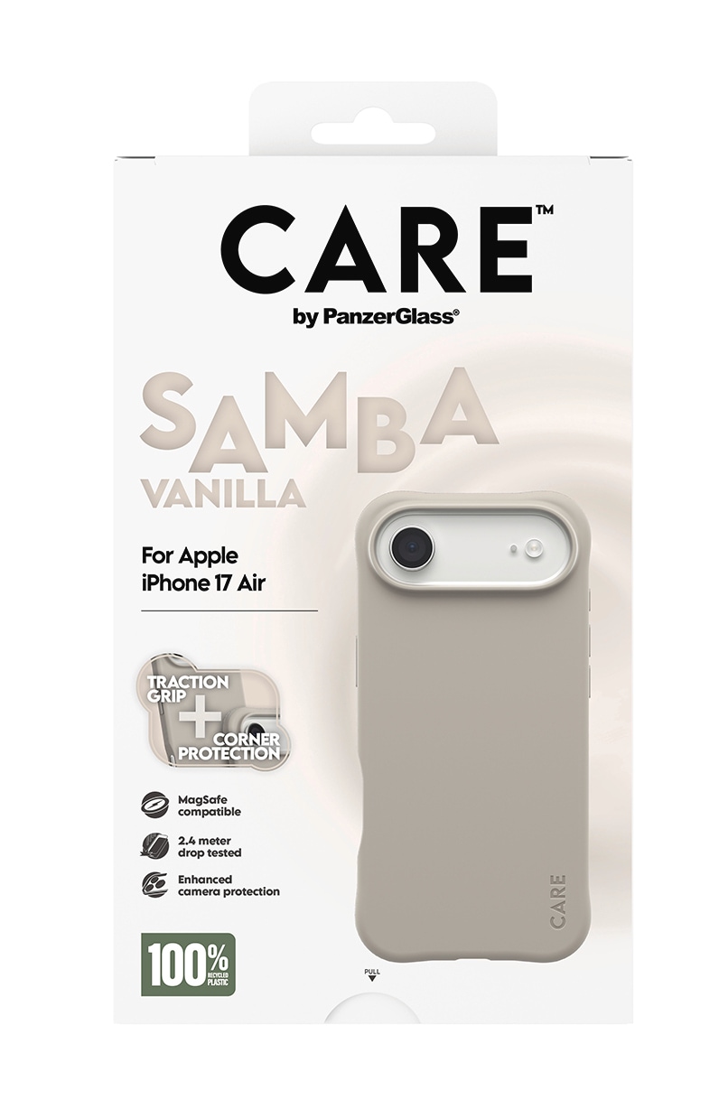 CARE by PanzerGlass Handyhülle »Samba MagSafe Case für Apple iPhone Air« Smartphones Backcover, Schutzhülle, Handyschutzhülle, Case, Schutzcase, stoßfest