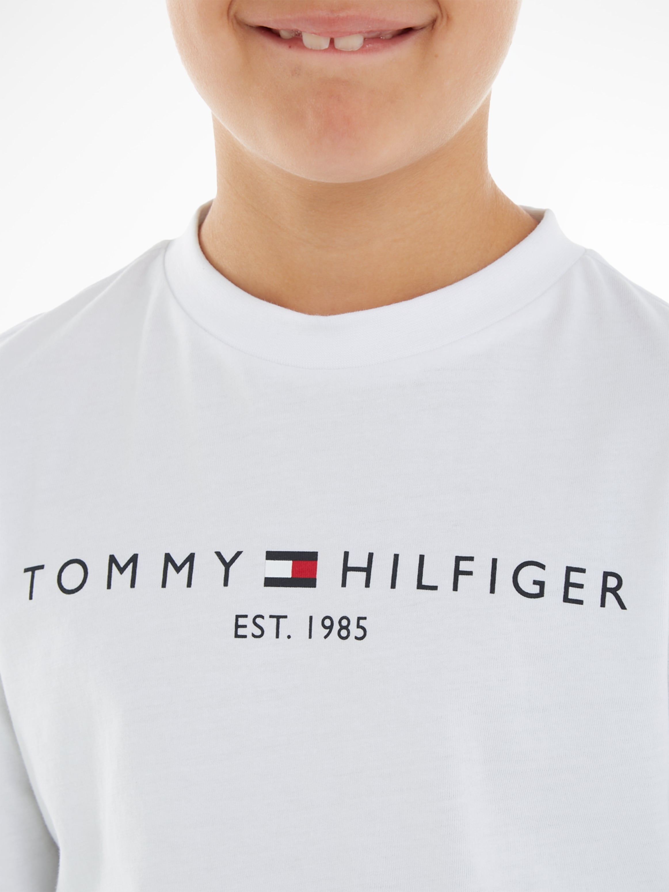 Tommy Hilfiger Langarmshirt »ESSENTIAL und ♕ bei L/S«, TEE Jungen Mädchen für