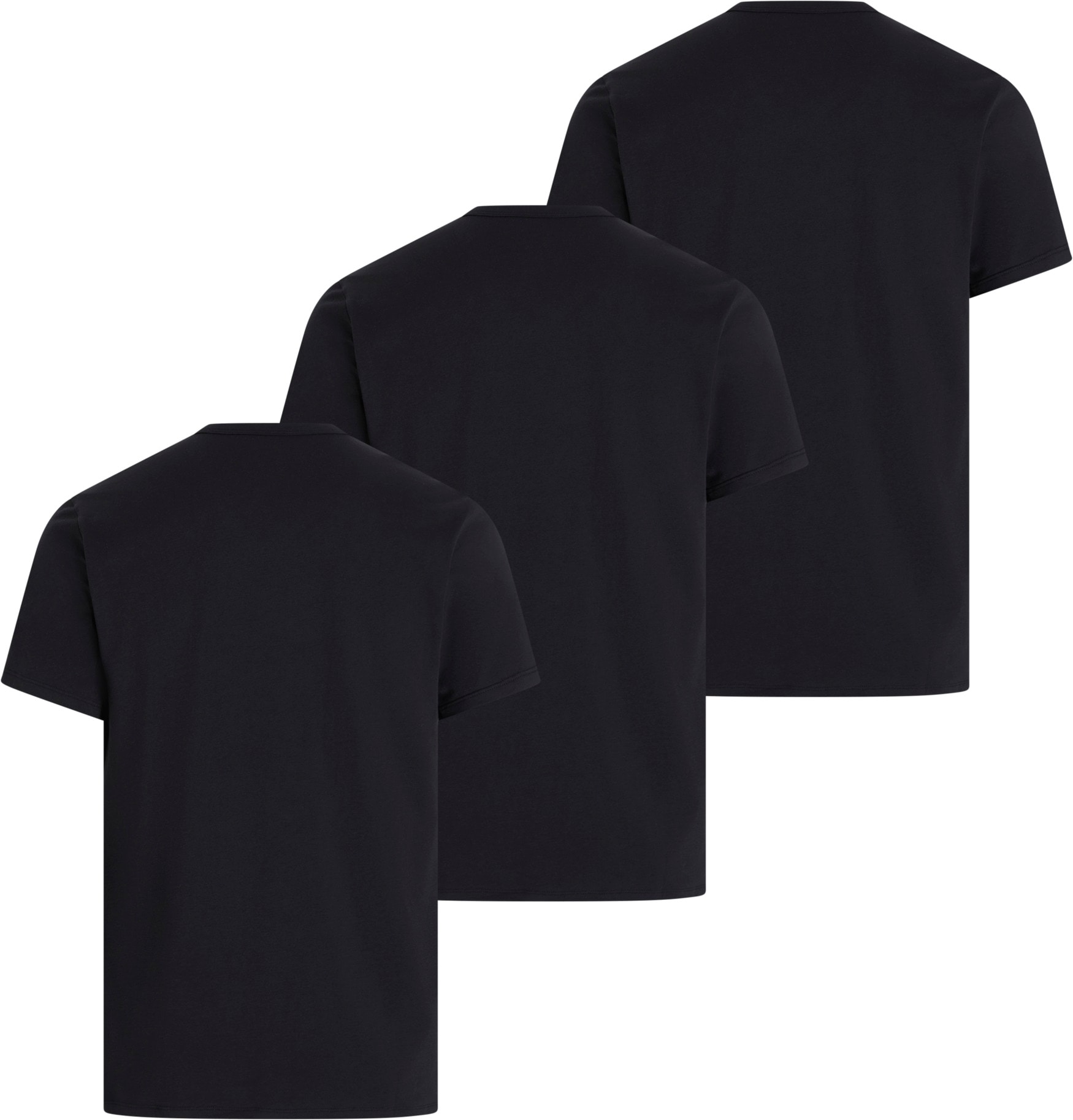 Calvin Klein Underwear T-Shirt »S/S V NECK 3PK« Packung, 3er-Pack, 3 Stk. tlg. mit Logo am Saum