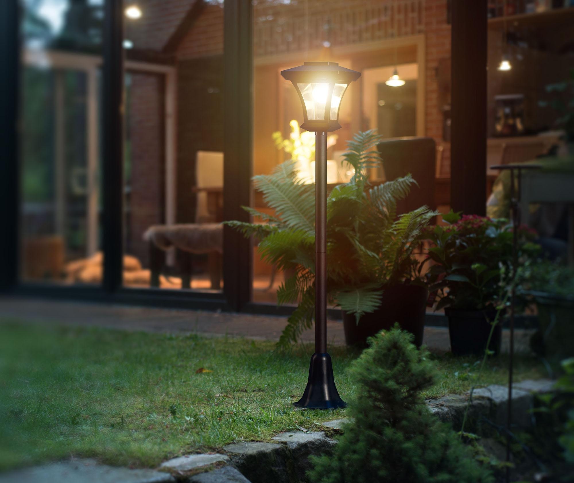 IC Gardenstyle LED Außen-Stehlampe »LATERNE«, Leuchtmittel LED-Board | LED fest integriert, LED Solar Laterne 120 cm
