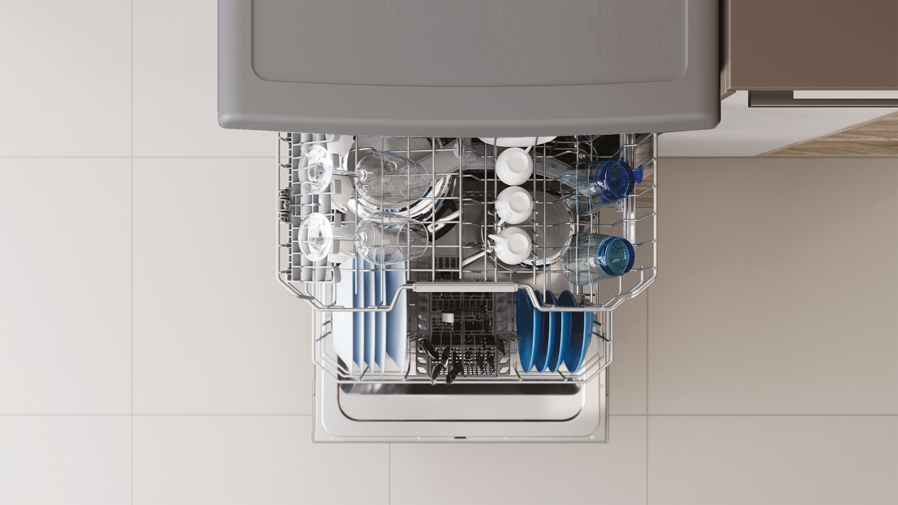 Privileg Standgeschirrspüler »P0F ECO 2D541 S« 14 tlg. Maßgedecke Automatisches Türöffnungssystem mit Auto Door