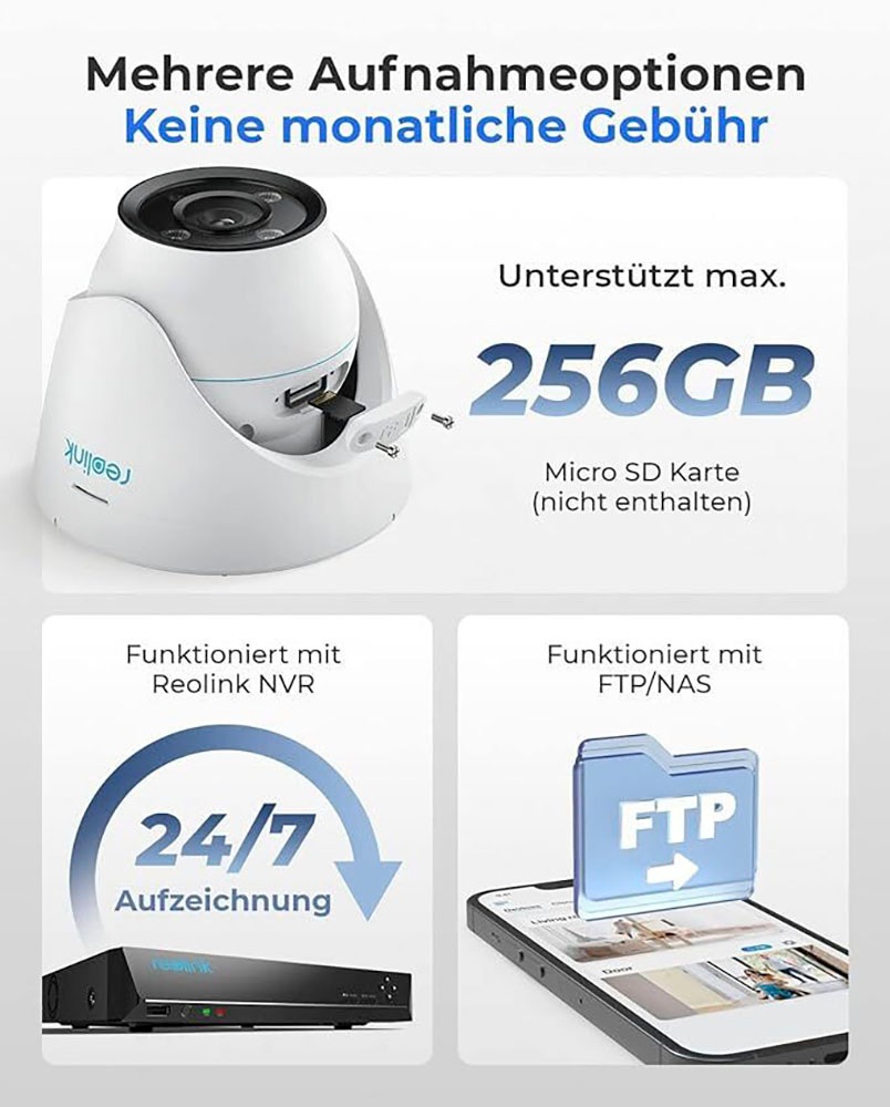 Reolink Überwachungskamera »P434 PoE Cam«, Außenbereich