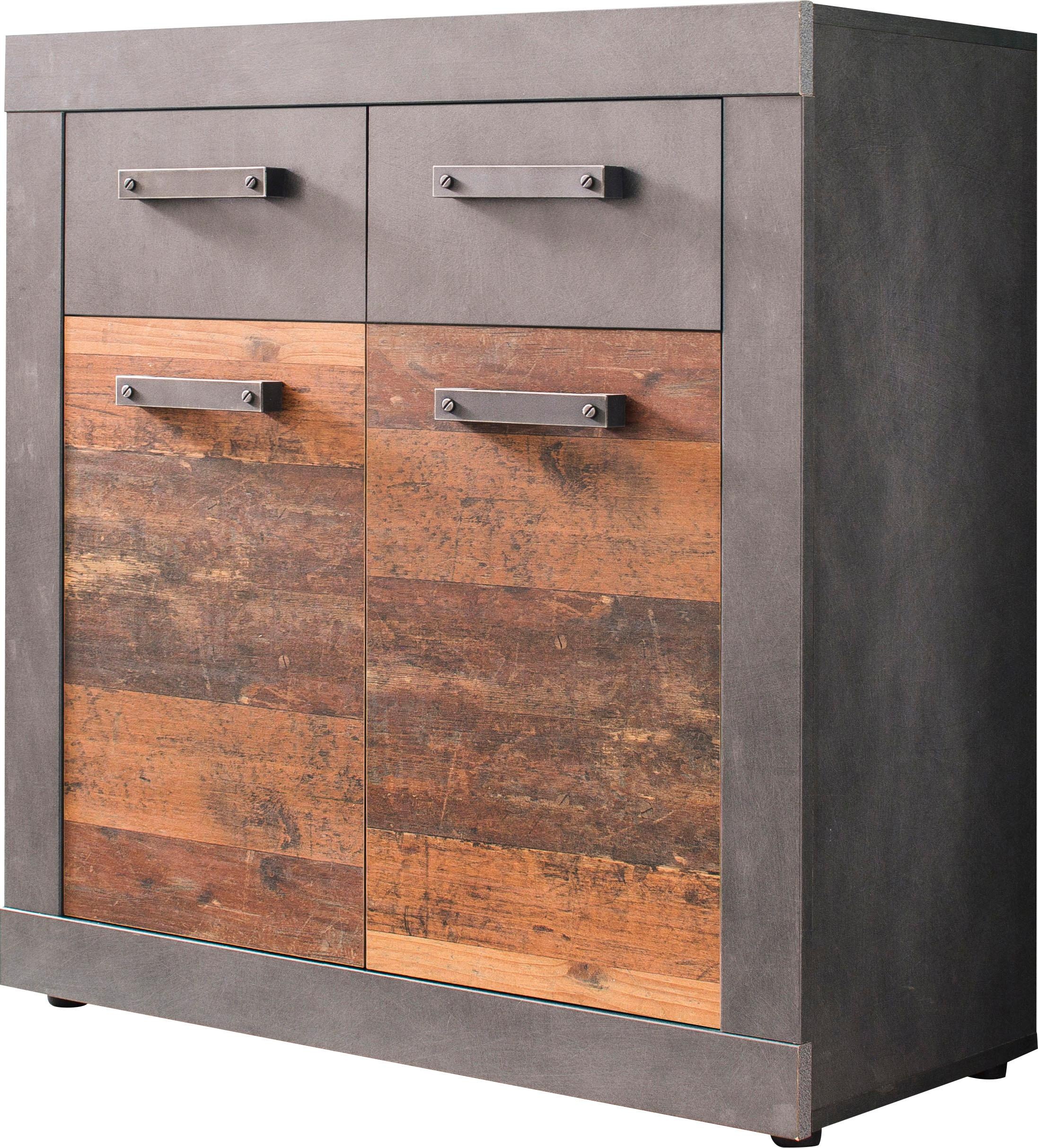 INOSIGN Kommode »Ilana« Kommode mit 2 Türen & 2 Schubladen - (B/T/H) 82/37/86 cm