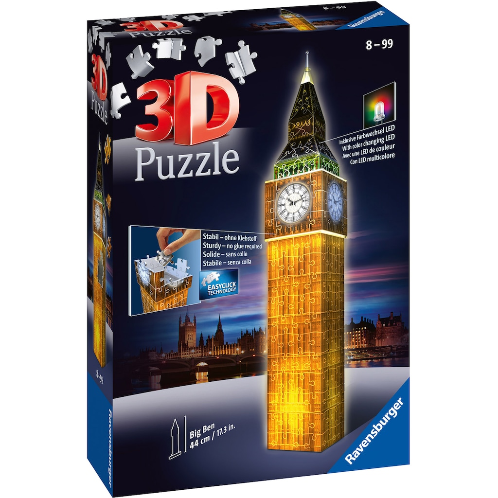 Ravensburger 3D-Puzzle »Big Ben bei Nacht«
