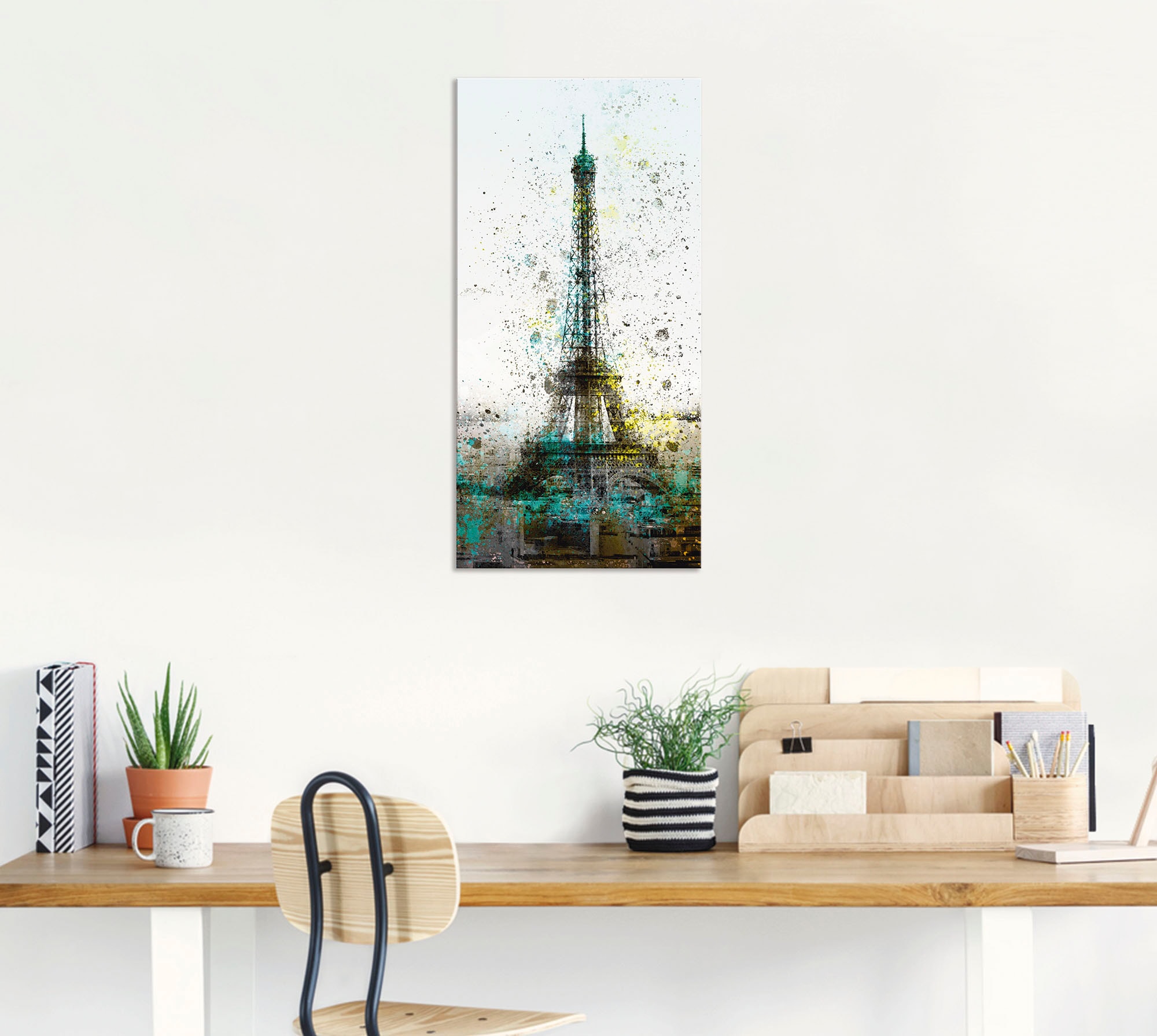Größen Eiffelturm Rechnung als Wandaufkleber Leinwandbild, bestellen Artland auf in Poster St.), Gebäude, I«, Wandbild oder »Paris (1 Alubild, versch.