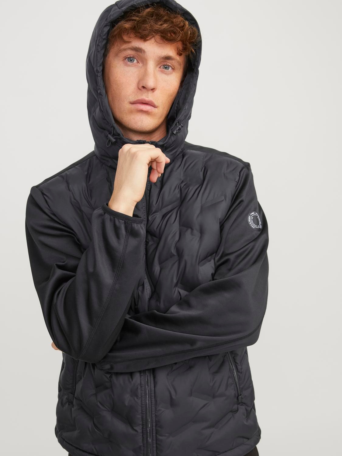 Jack & Jones Hybridjacke »JCOHEAT HYBRID JACKET NOOS«, mit Kapuze