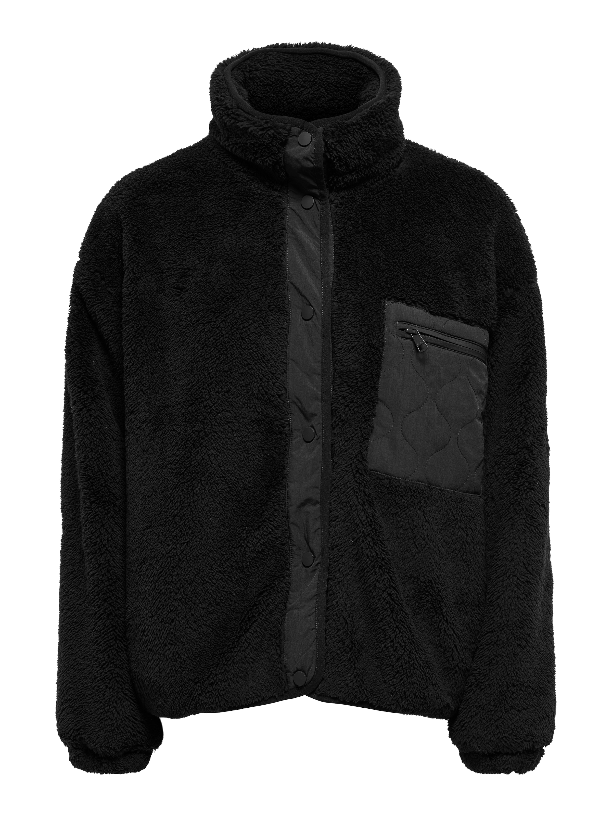ONLY Plüschjacke »ONLCONTACT LIFE OVERSIZED CC OTW« ohne Kapuze Kunstfaser