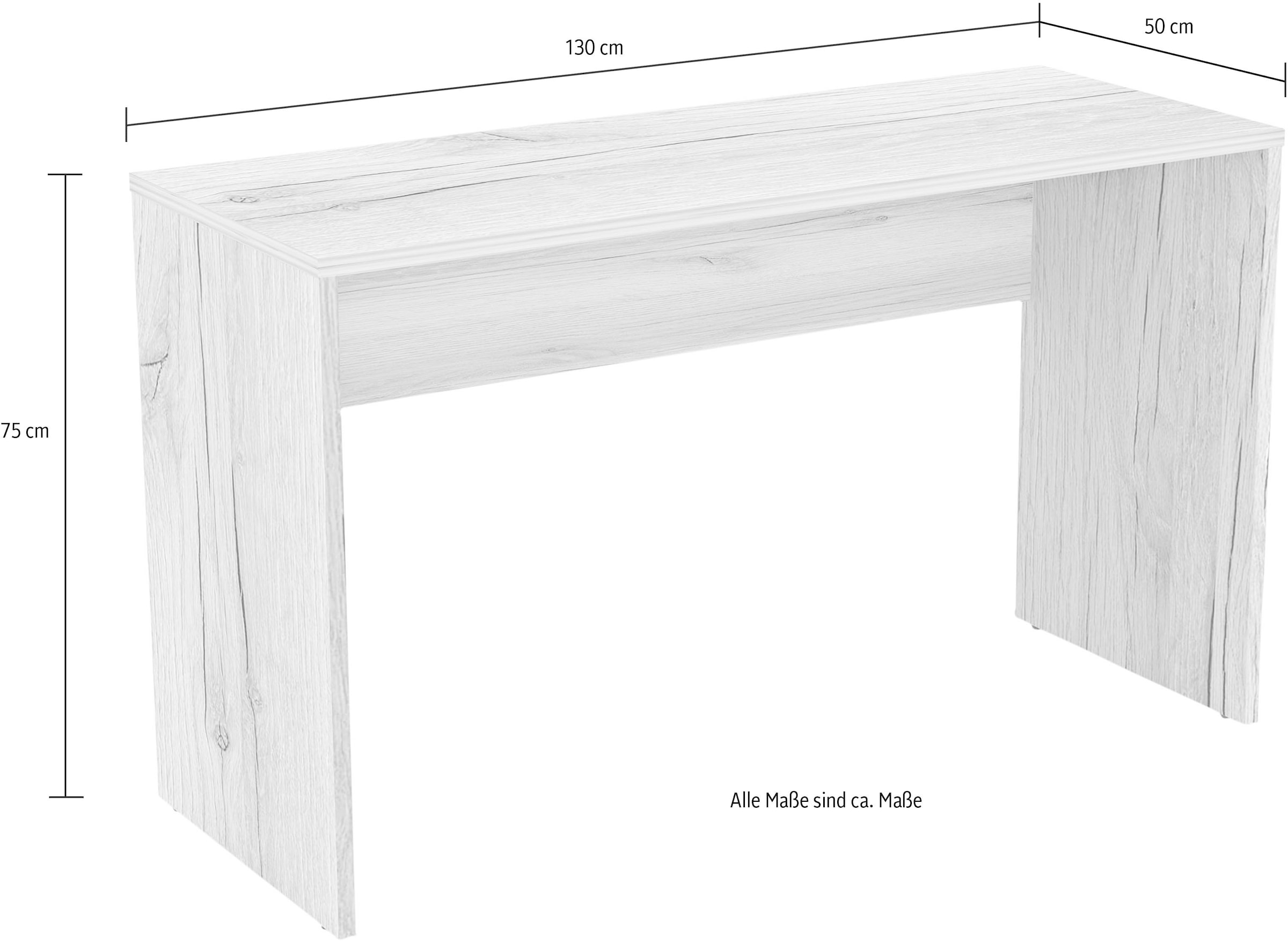 INOSIGN Schreibtisch »AGAPI«, Breite 130, Computertisch im modernen Design & viel Arbeitsfläche