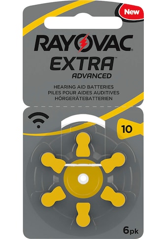 RAYOVAC Batterie »6er Pack Extra Advanced«, PR70, (Packung, 6 St.), Hörgeräte Batterie kaufen