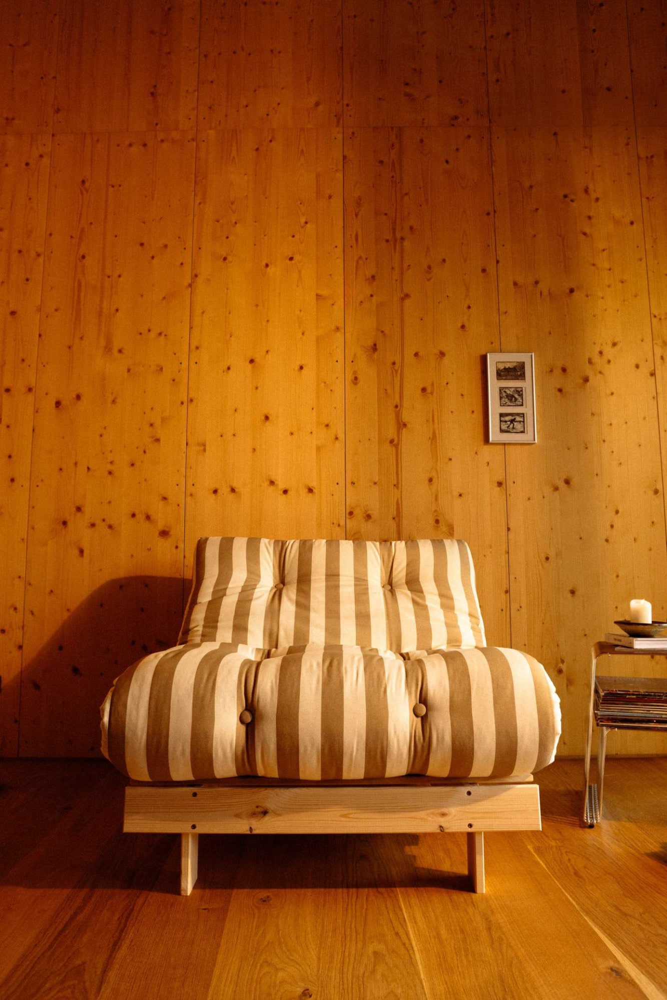 Karup Design Daybett »Roots Sofa Bed, Schlafsofa, Bettfunktion, FSC®-Massivholz, B: 90 cm« Inkl. Futonmatratze. Made in Europe, minimalistisches Design