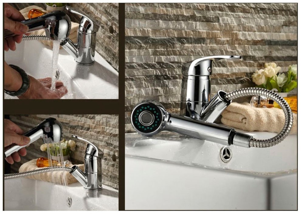 WENKO Waschbeckenbrause »Ersatz-Geschirrbrause Watersaving«