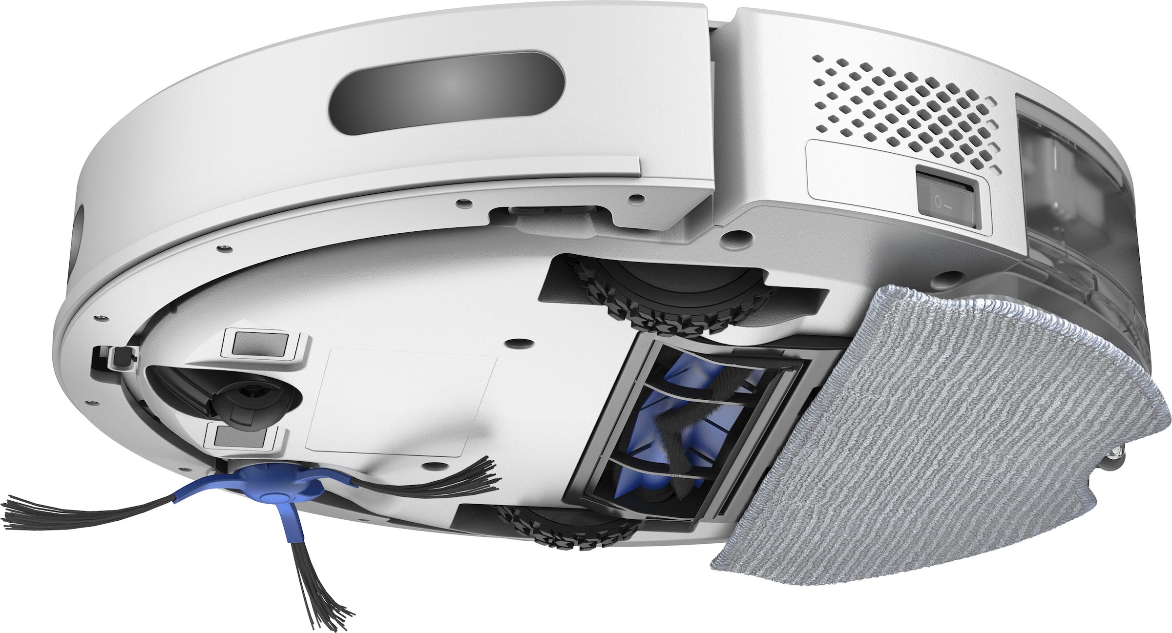 Medion® Saugroboter »X10 SW, mit Lasernavigation und Wischfunktion«, 2.700Pa  Saugkraft, 2in1 Roboterstaubsauger, präzise Kartenerstellung mit 3 Jahren  XXL Garantie