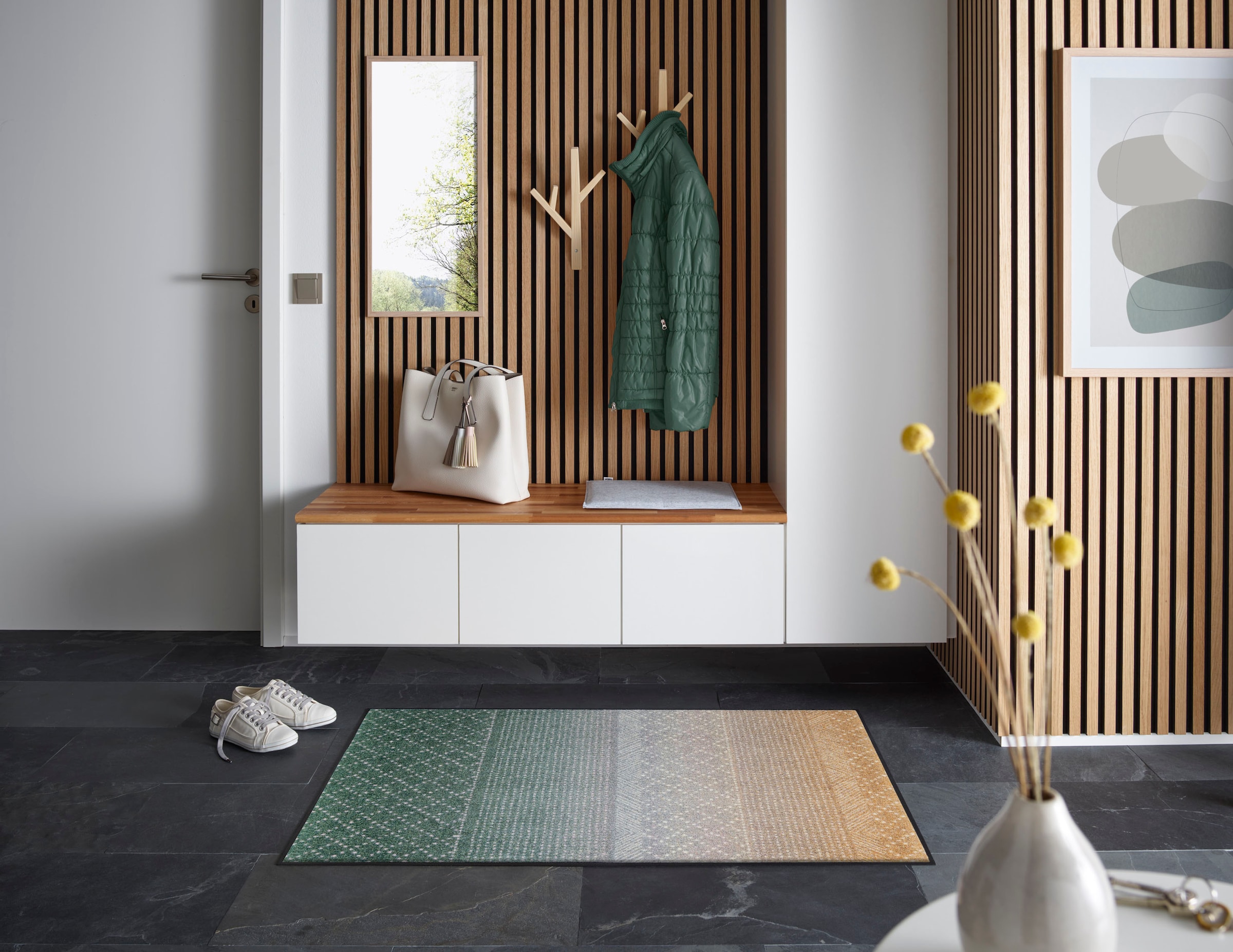 wash+dry by Kleen-Tex Teppich »Green Desert« rechteckig 7 mm Höhe