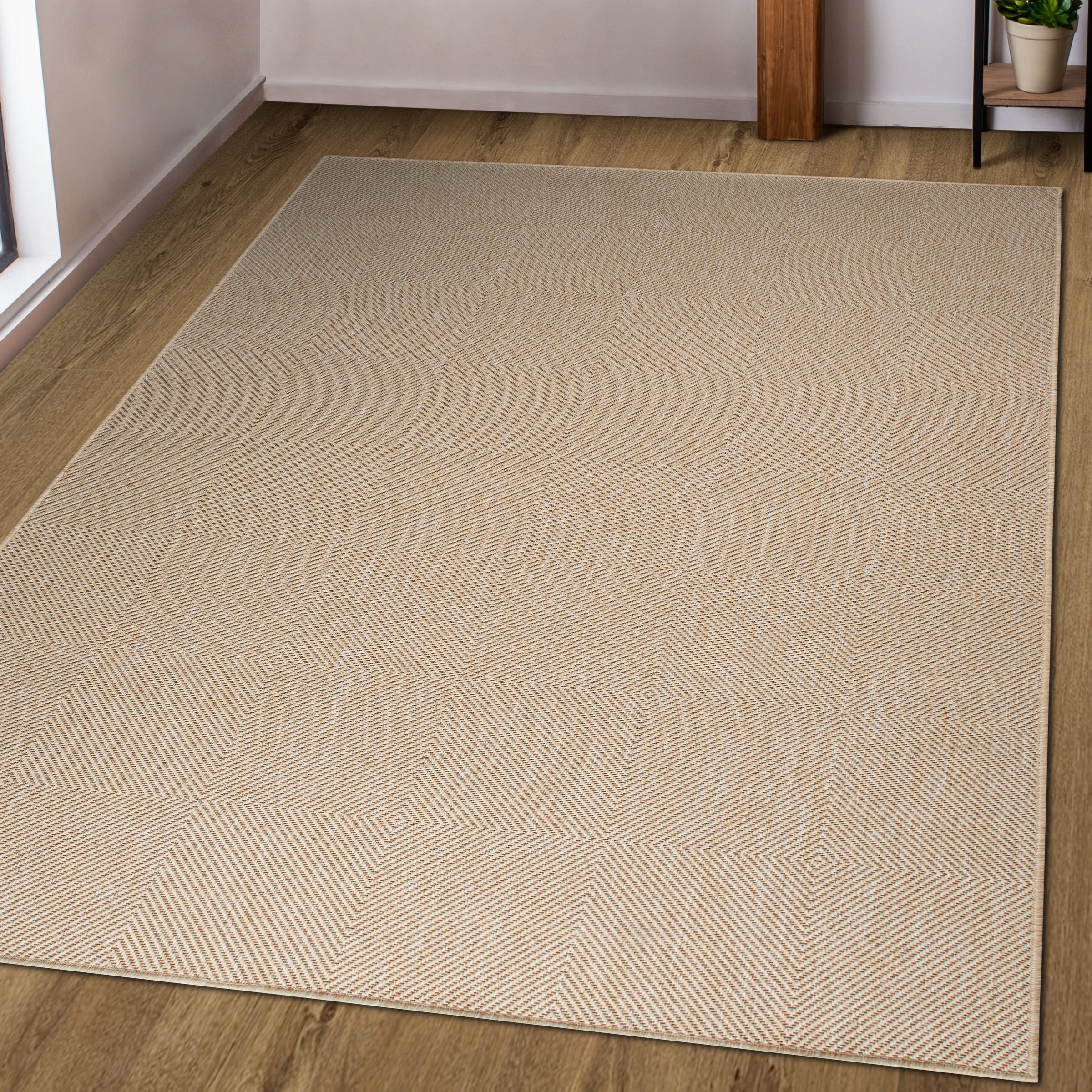 my home Teppich »Anna, auch als Läufer erhältlich«, rechteckig, 3 mm Höhe, In- und Outdoor geeignet, Sisal-Optik, Wetterfest & UV-beständig