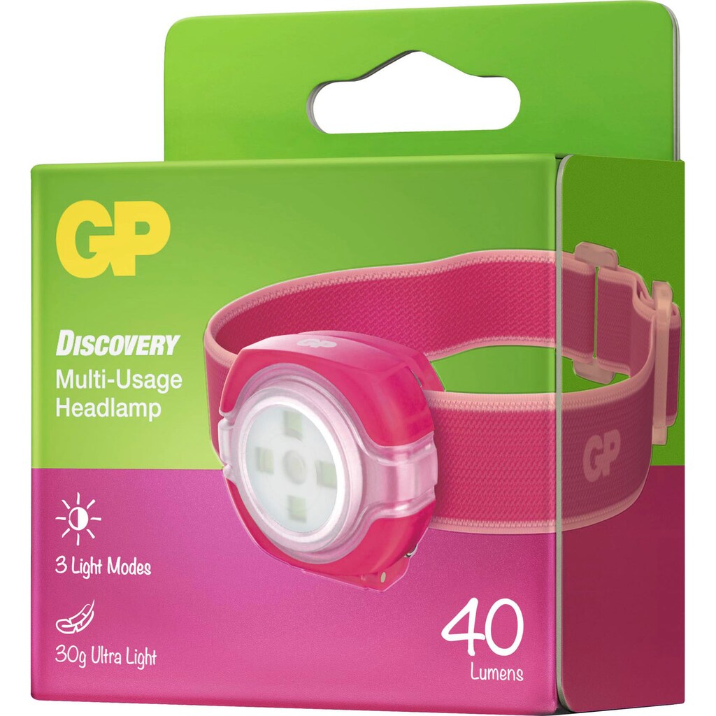 Stirnlampe »GP Discovery CH31, LED Kids Stirnleuchte«