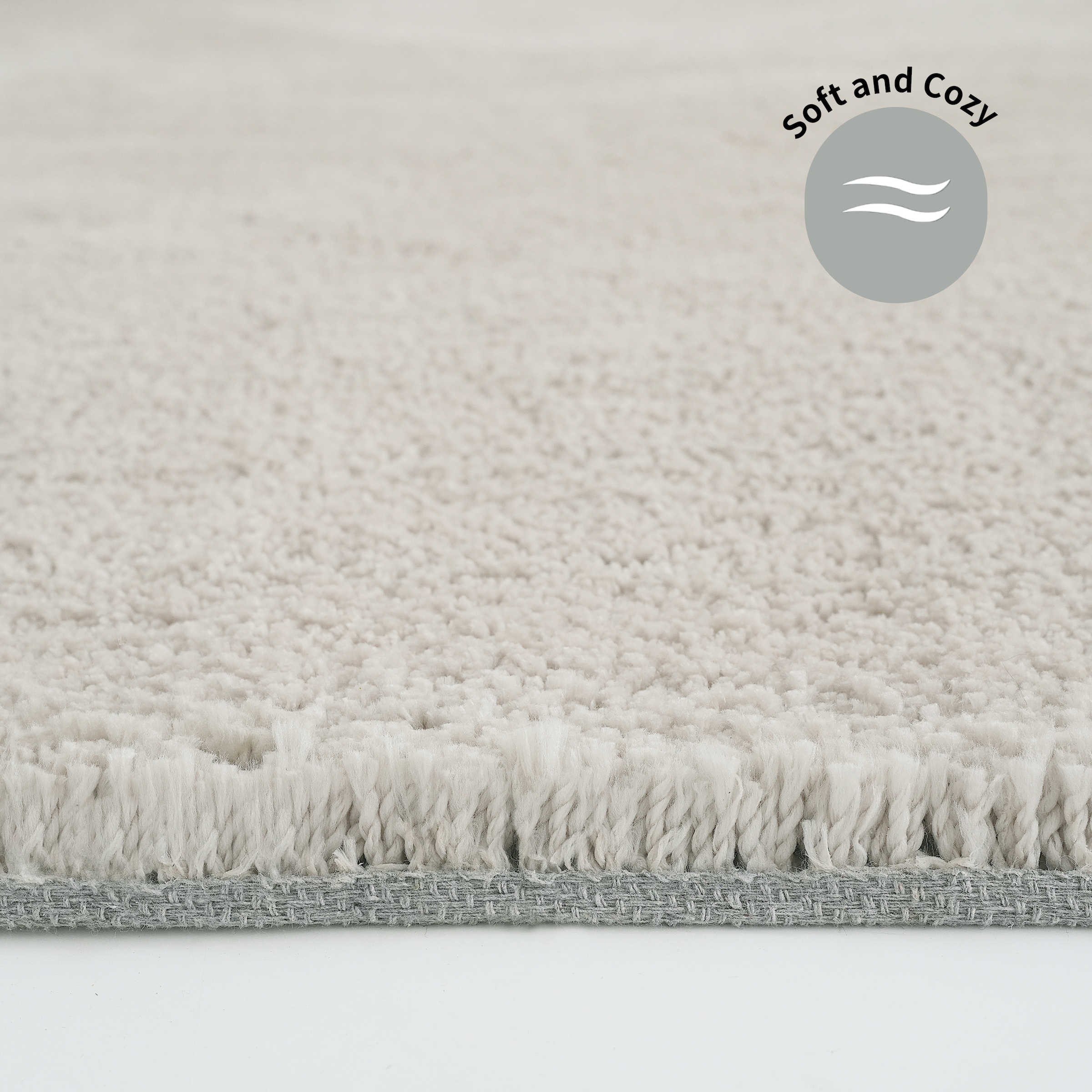 LeGer Home by Lena Gercke Hochflor-Teppich »Halrum, einfarbig,«, organische Form