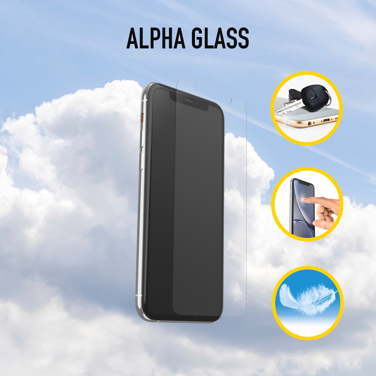 Otterbox Displayschutzglas »OtterBox Alpha Glass Apple iPhone 11/XR - clear«