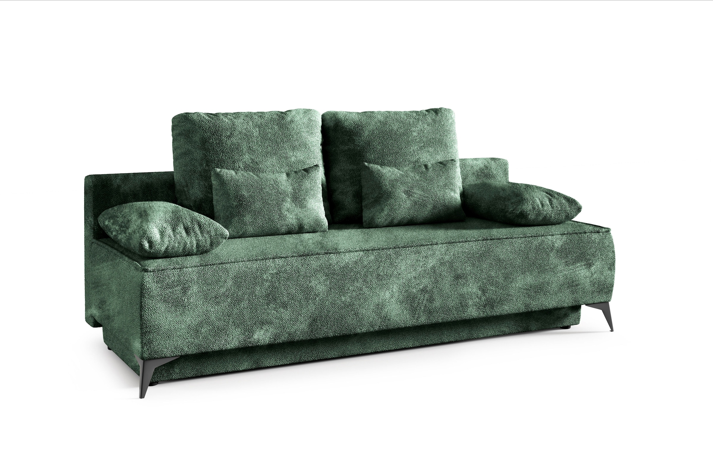 WERK2 Schlafsofa »Indira«, 2-Sitzer Sofa & Schlafcouch mit Bettkasten