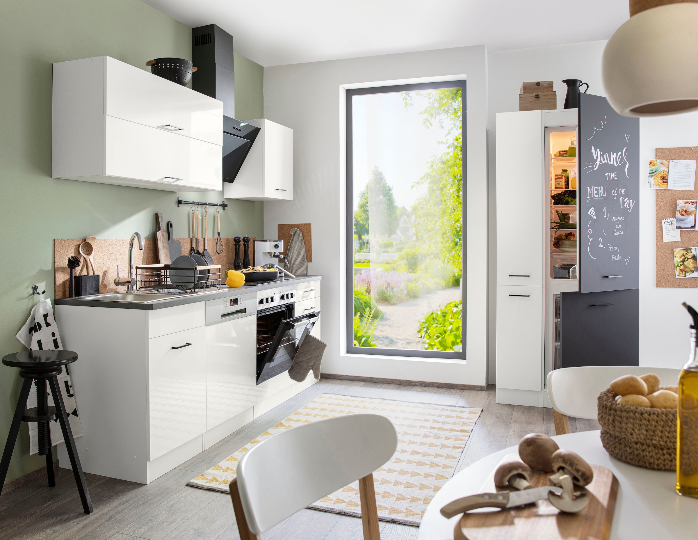 KOCHSTATION Küchenzeile »KS-Trier« ohne E-Geräte, Breite 310 cm