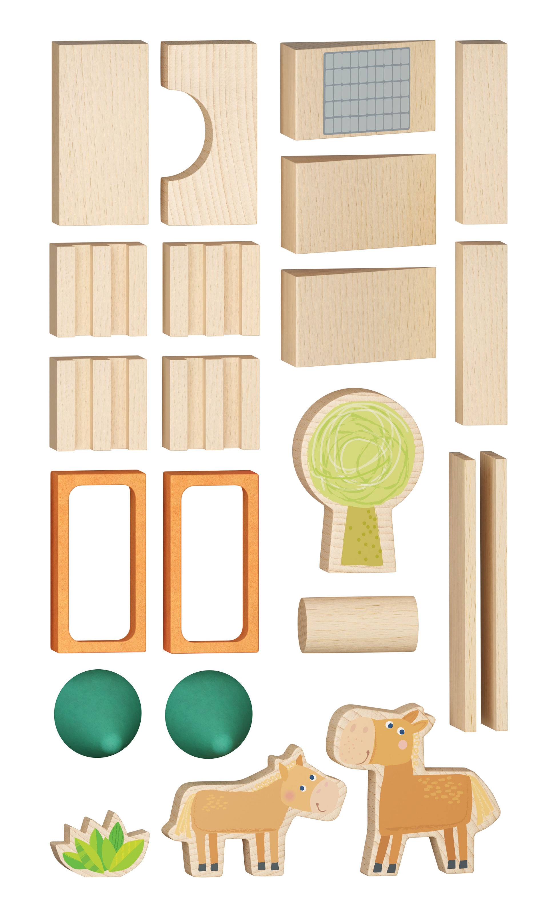 Haba Spielbausteine »My 1st Block World – Ponyhof Paula«