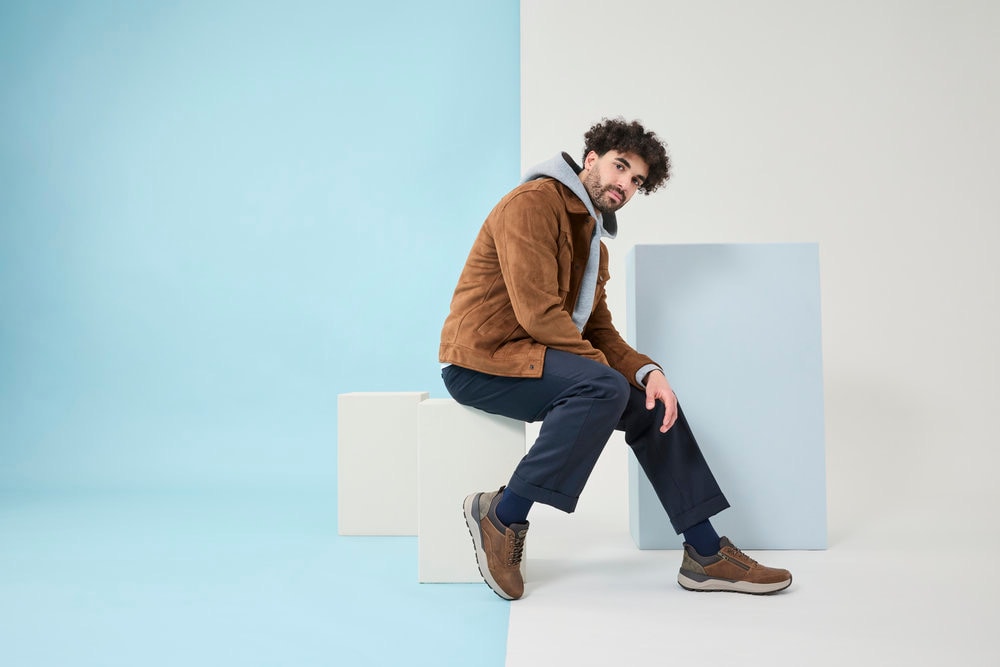 Rieker Sneaker  Schnürschuh, Halbschuh, Freizeitschuh mit herausnehmbarer Soft-Einlage