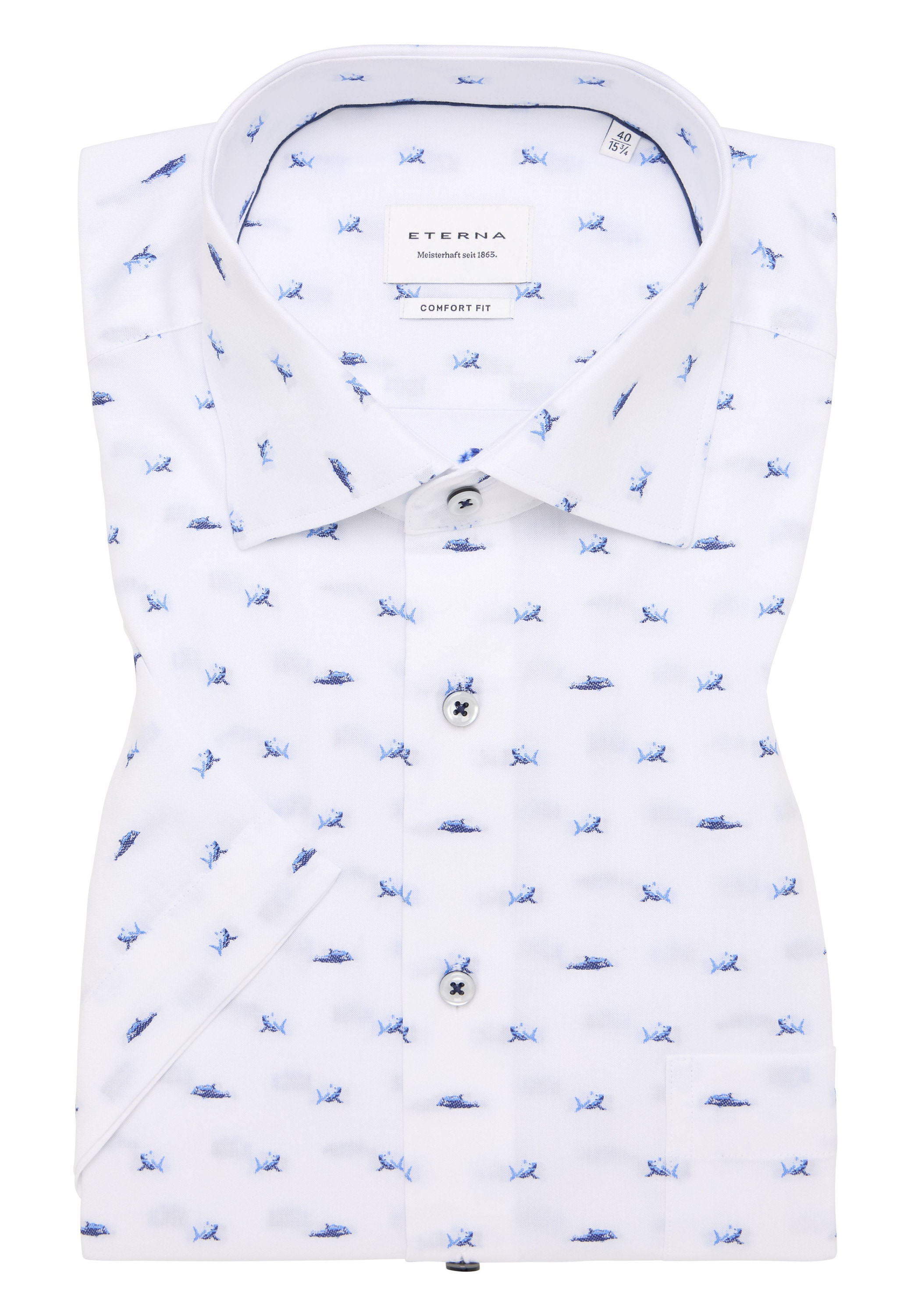Eterna Kurzarmhemd »COMFORT FIT«, NON IRON (bügelfrei)