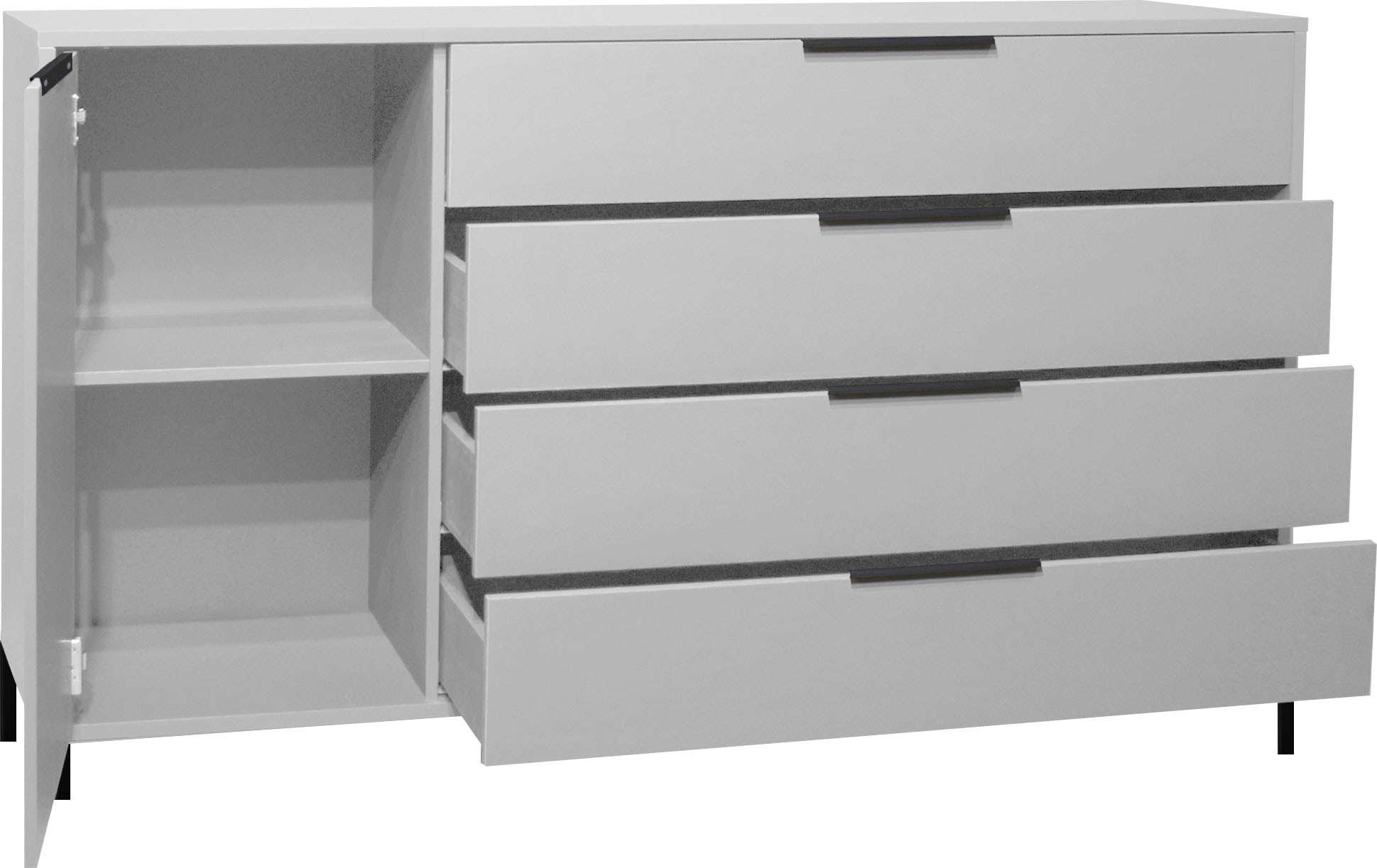 Mäusbacher Highboard »Bonnie TOPSELLER!«, (OTTOs Choice), Board mit Quadratgestell