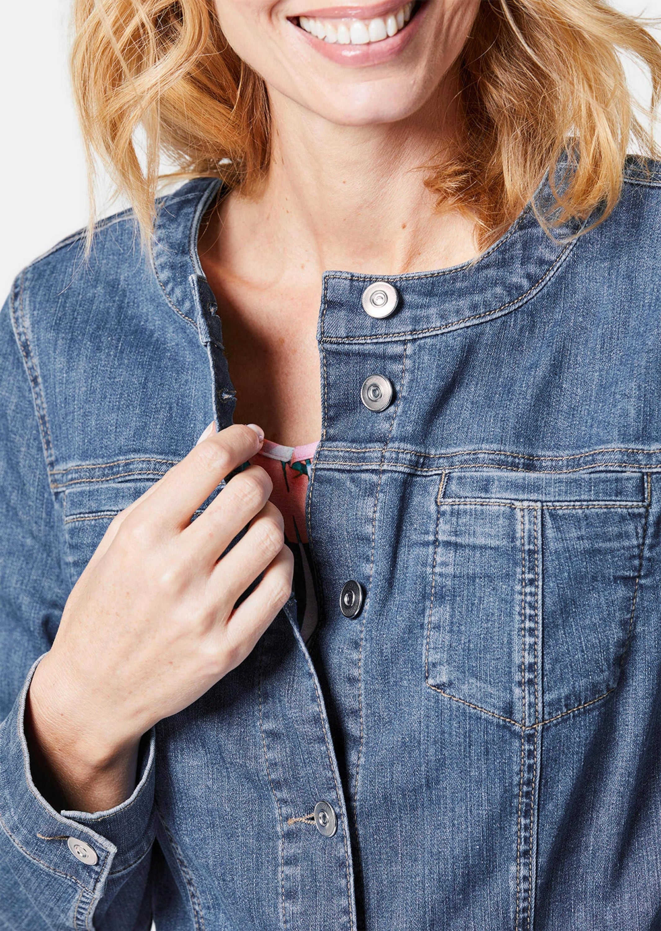 GOLDNER Kurzjacke »Jeansjacke Modische Freizeitjacke«