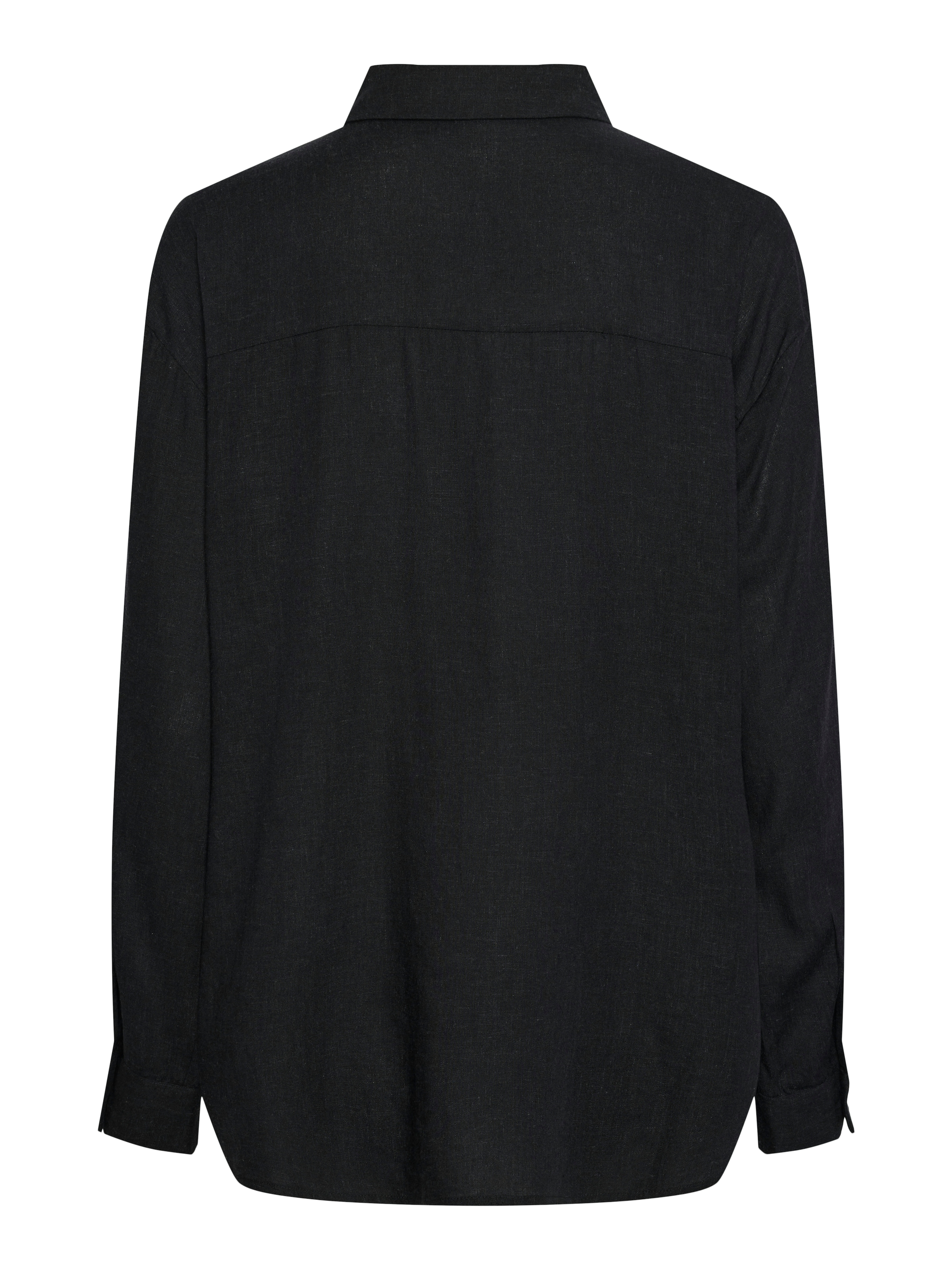 pieces Hemdbluse »PCPIA LS LOOSE SHIRT WVN NOOS«, mit Leinen