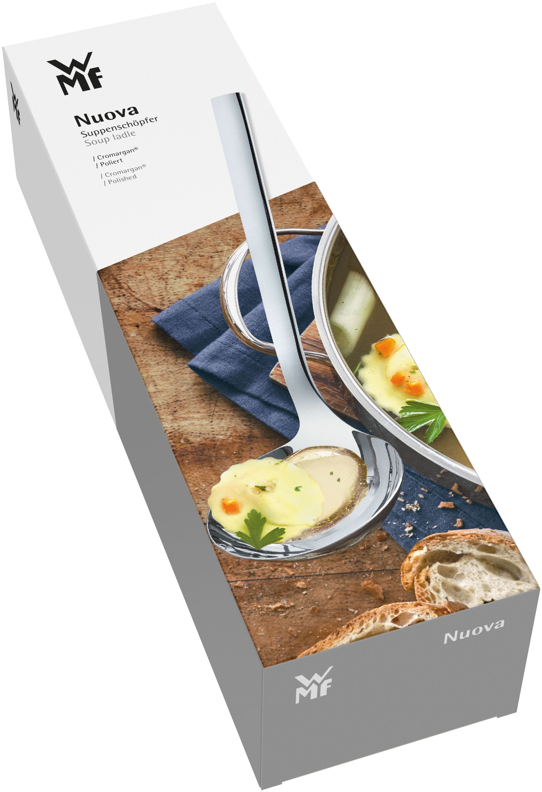 WMF Schöpflöffel »Nuova« Füllmenge 80 ml, Cromargan Edelstahl rostfrei, Geschenkverpackung