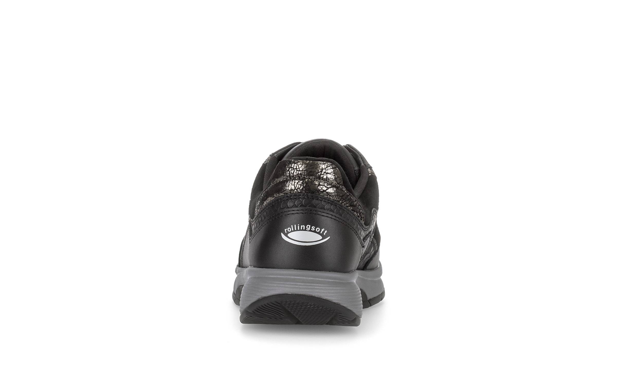 rollingsoft Keilsneaker  Freizeitschuh, Halbschuh, Schnürer mit Kontrastbesätzen
