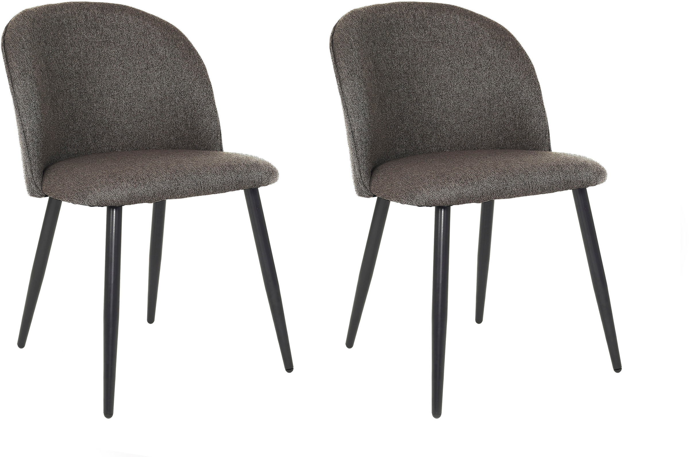 byLIVING Esszimmerstuhl »Nayla«, (Set), 2 St., Webstoff, Bezug in Samt, Webstoff oder Cord, gewölbter Rücken