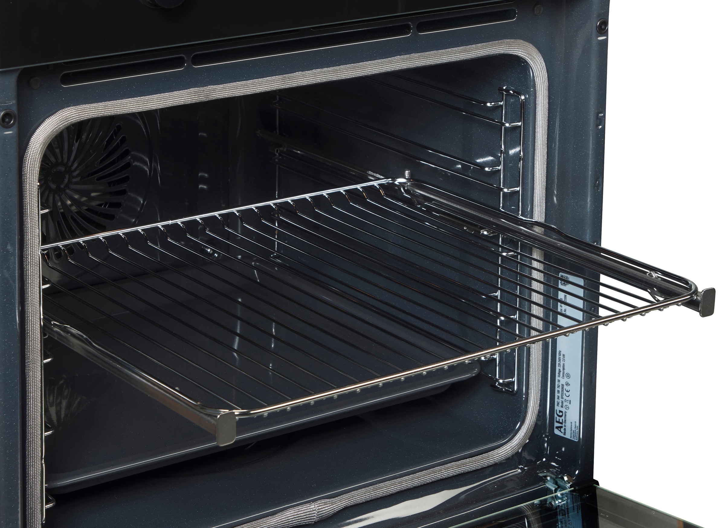 AEG Pyrolyse Backofen Serie 6000 »BPE535060B 944 188 762«, mit 1-fach-Teleskopauszug, Pyrolyse-Selbstreinigung