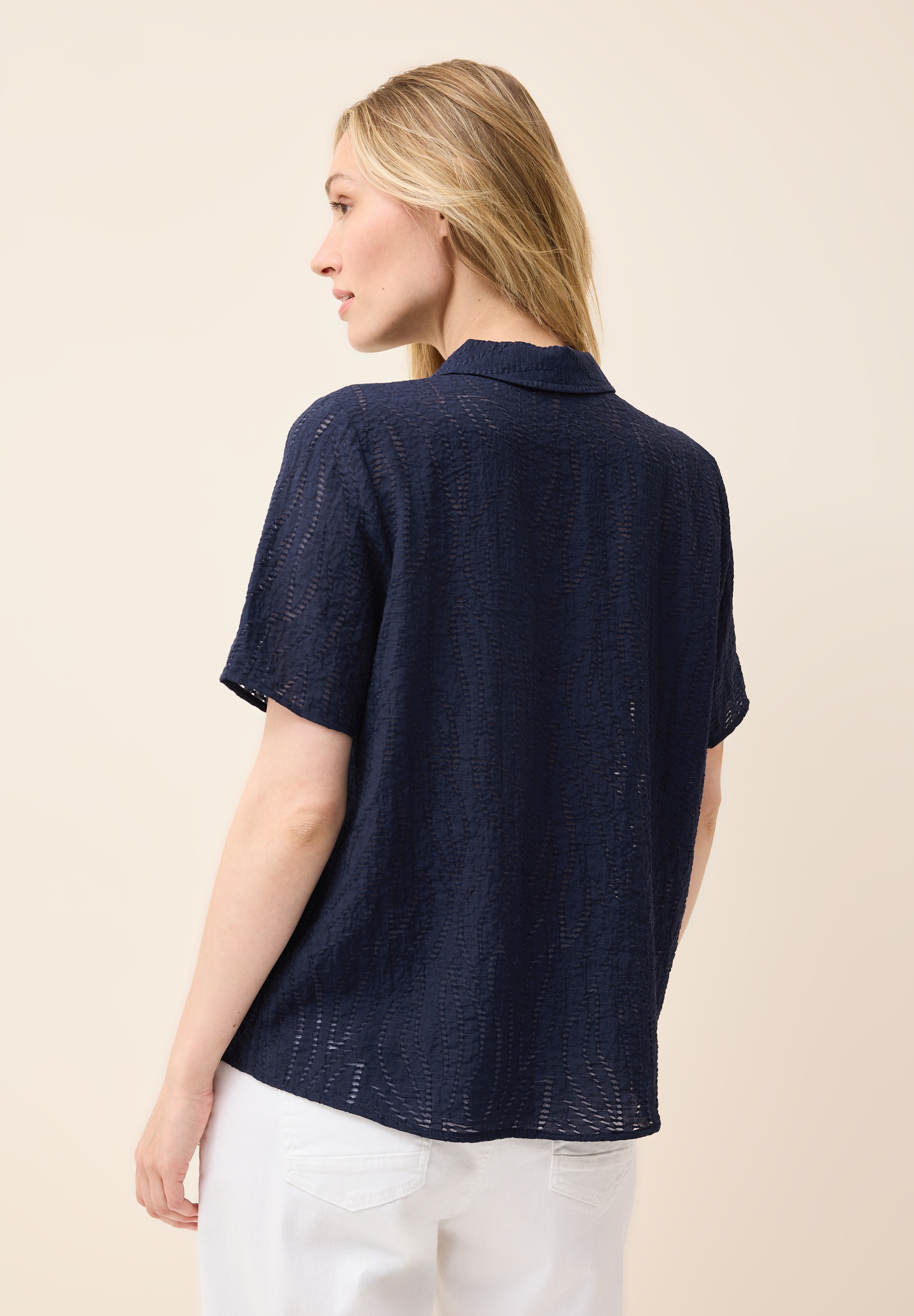 Cecil Hemdbluse, mit leichtem Struktur Muster