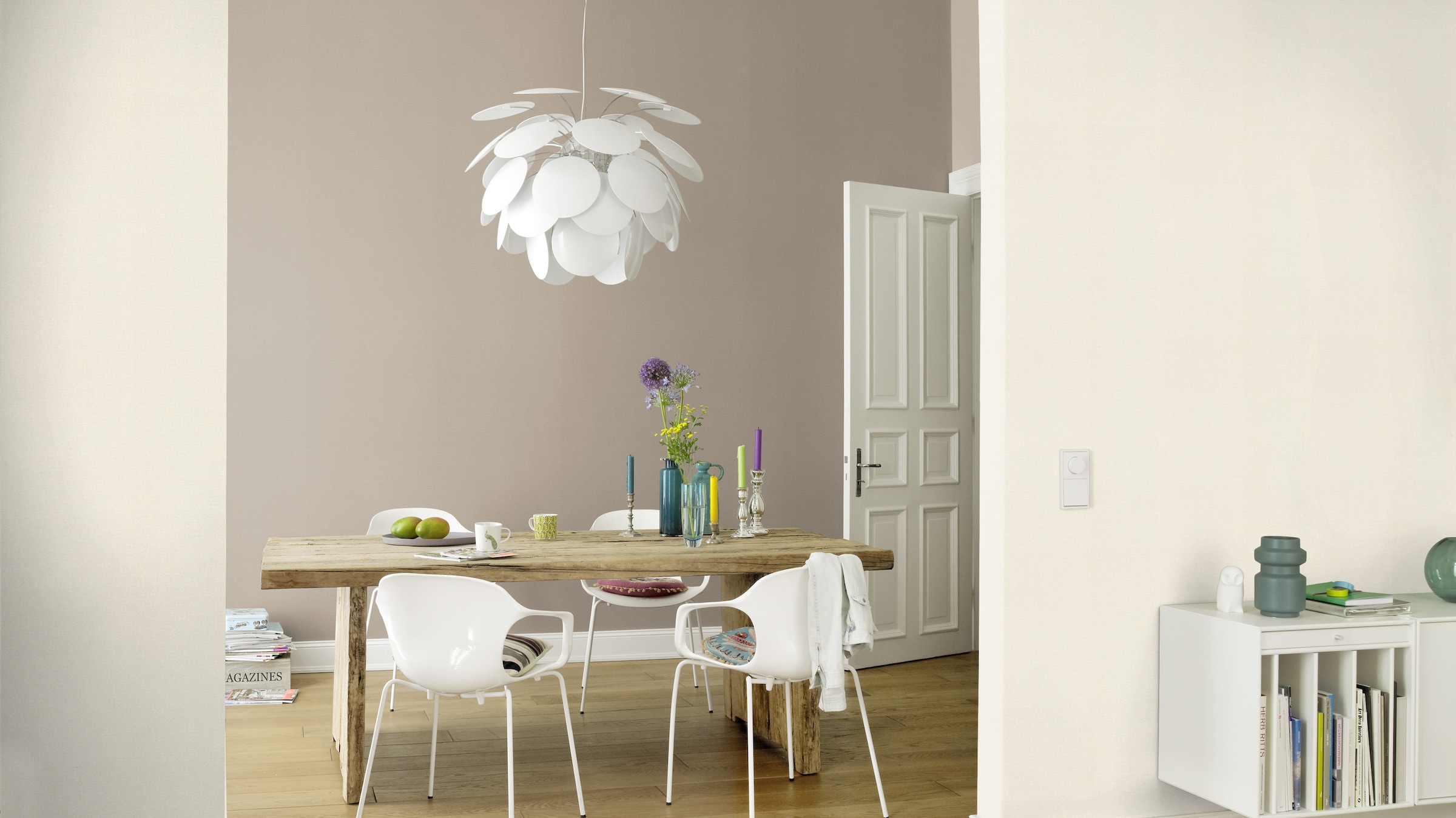 Rasch Vliestapete »Vliestapete Lirirco 555868«, einfarbig, Leinenoptik
