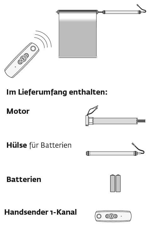 sunlines Batterierollo »Premium verdunkelnd, kaufen Batterierollo im energiesparend, Uni«, online mit Fixmaß Style Bohren