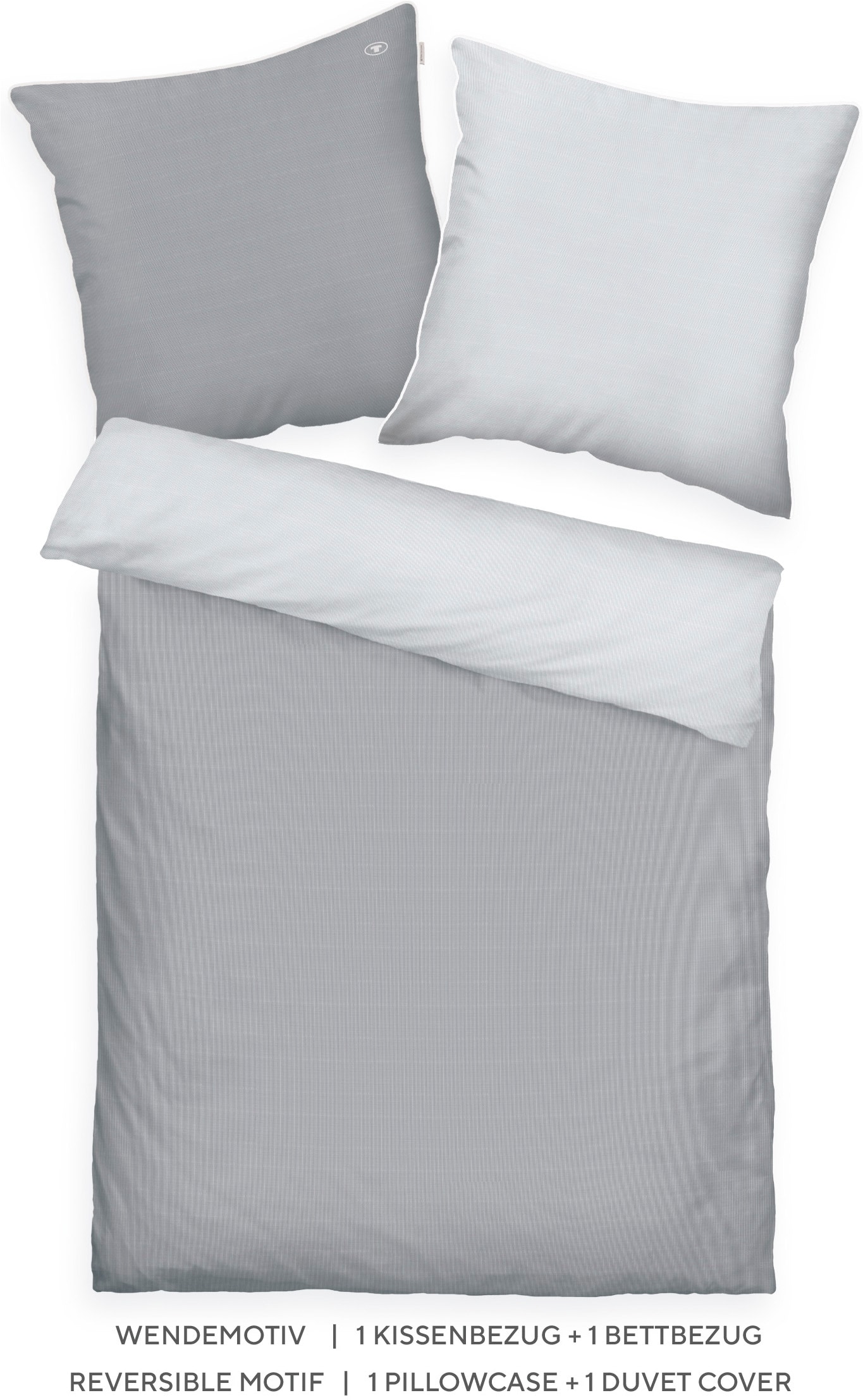 TOM TAILOR HOME Bettwäsche »FINE STRIPES« 2 new bedroom, gewebtes Label
