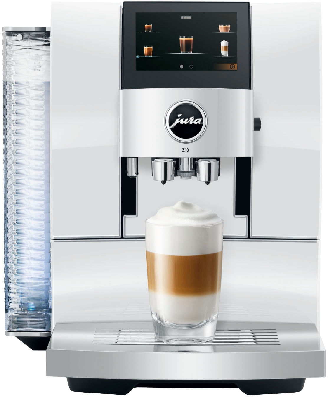 JURA Kaffeevollautomat »15410 Z10 Diamond White (EA)« 51 Spezialitäten, Touch, Light & Cold Brew