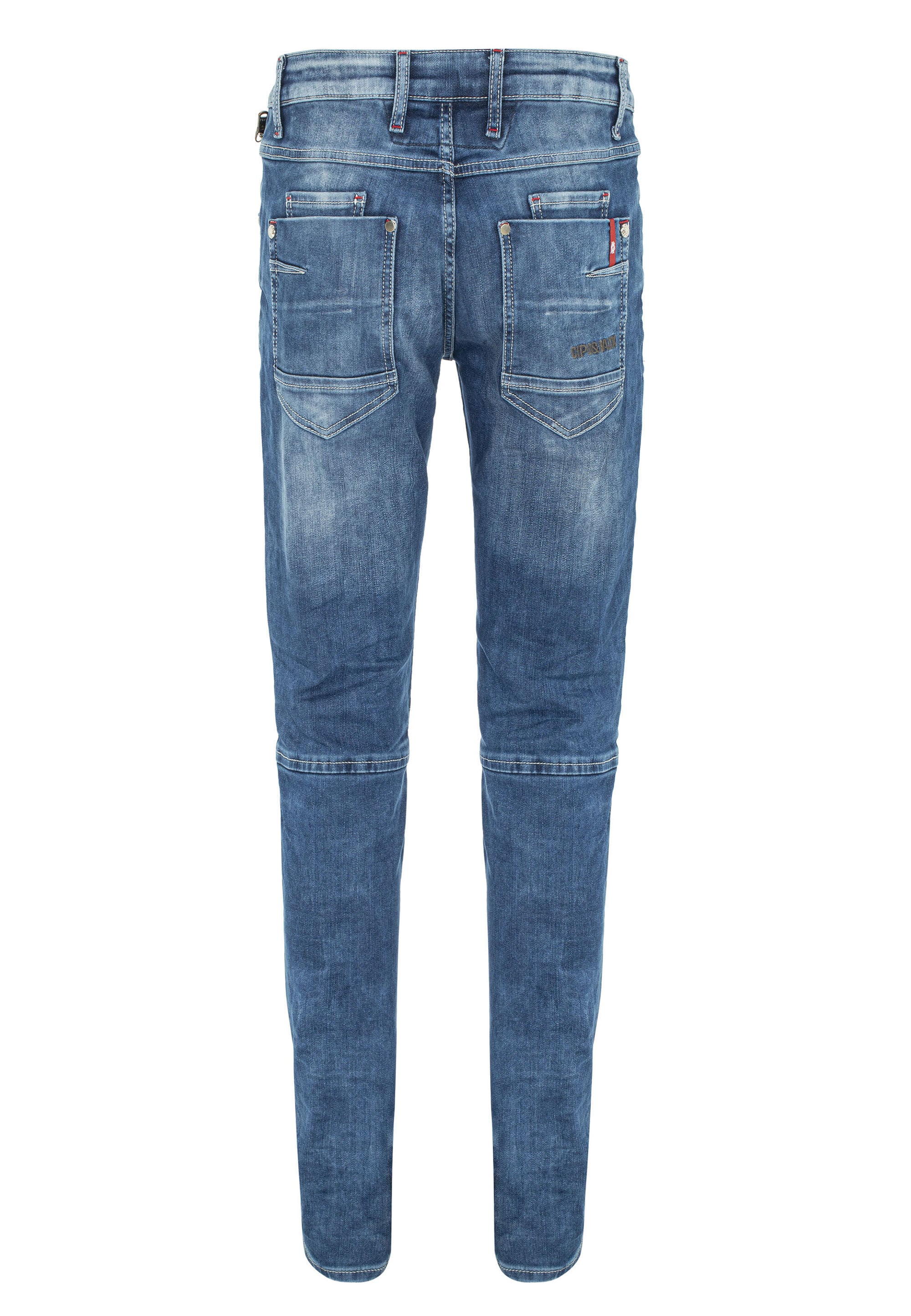 Cipo & Baxx 5-Pocket-Jeans »Cipo & Baxx Jeans« mit trendigen Ziernähten, CD698