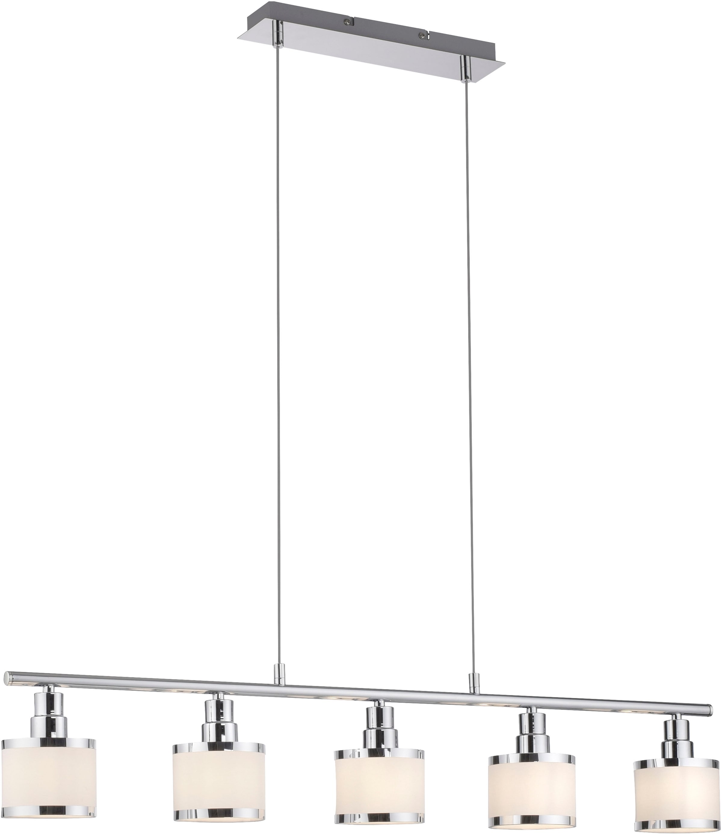 JUST LIGHT Pendelleuchte »ACCOR«, 5 flammig, Leuchtmittel E14 | ohne Leuchtmittel