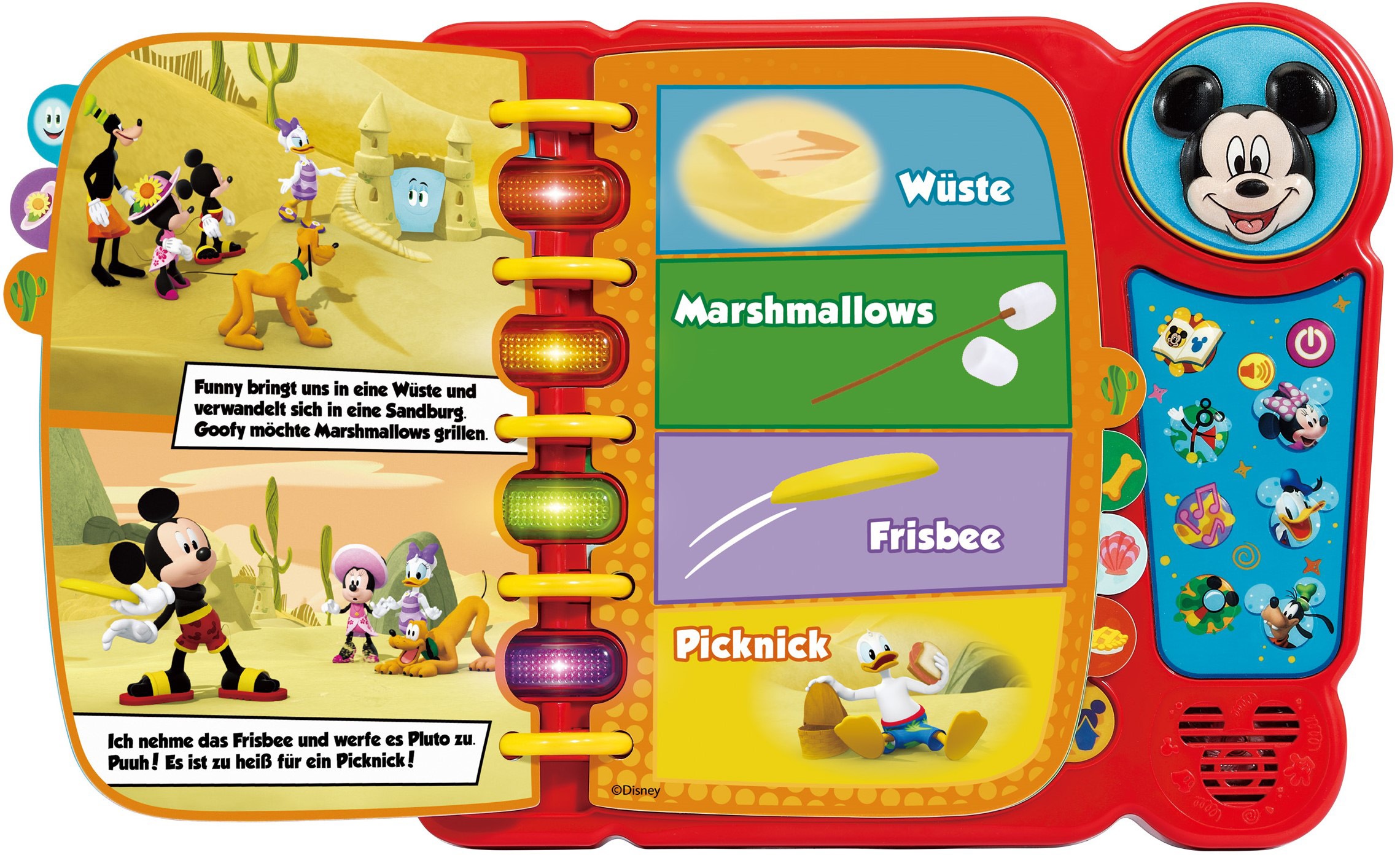 Vtech® Lernspielzeug »Micky Maus Spielhaus - Entdeckerbuch«