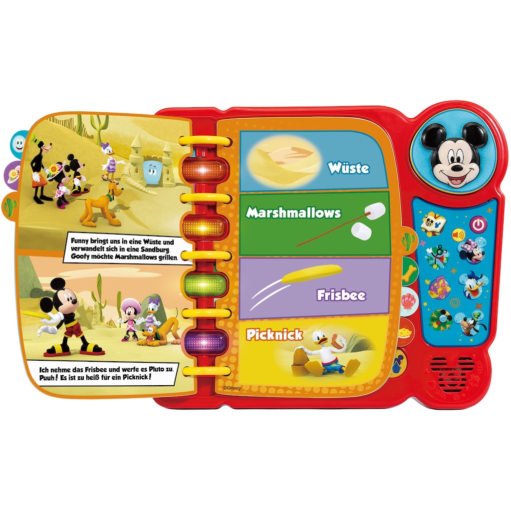 Vtech® Lernspielzeug »Micky Maus Spielhaus - Entdeckerbuch«