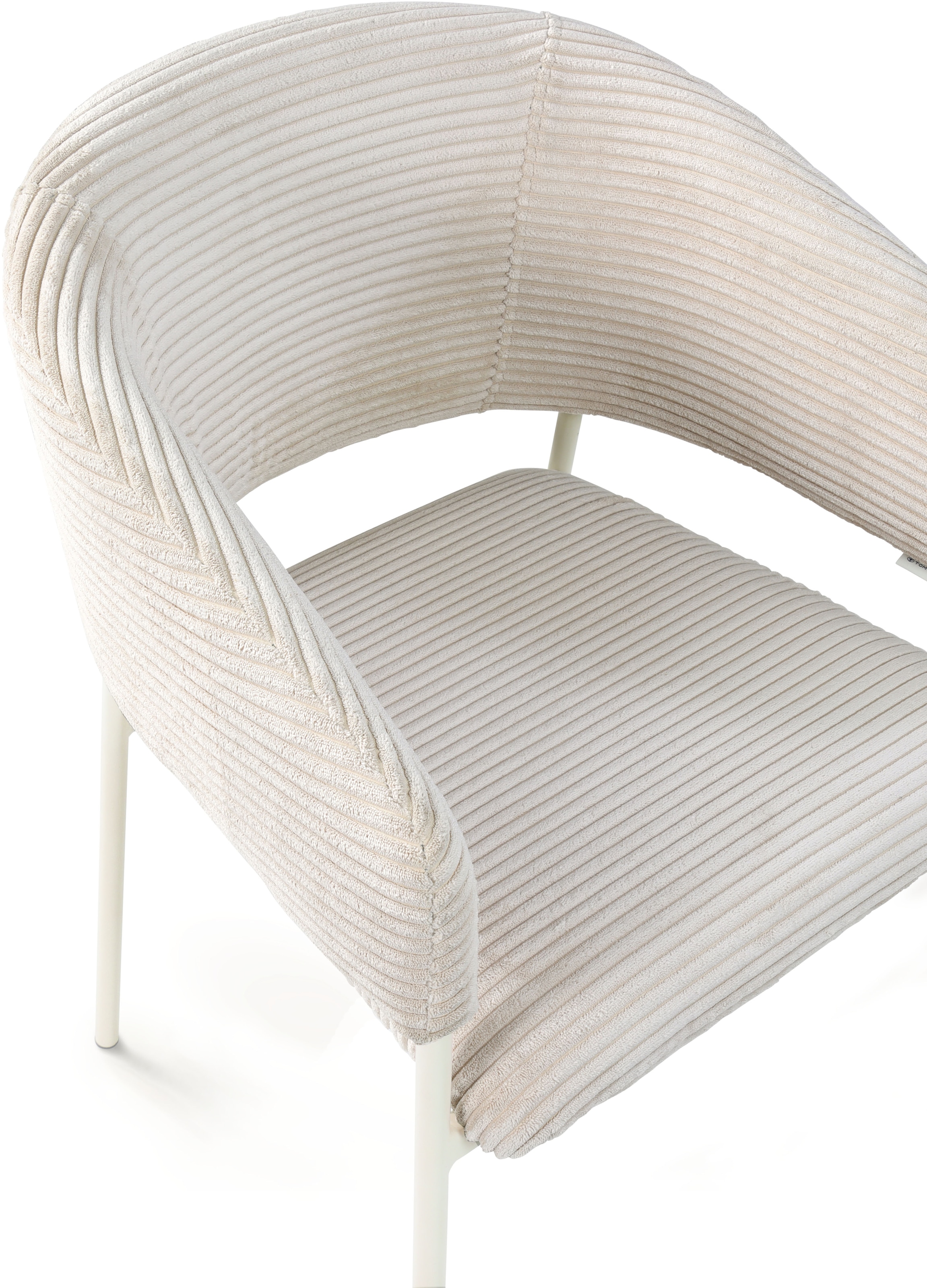 TOM TAILOR HOME Armlehnstuhl »EMBRACE ARMCHAIR« (Set) 2 Stk.Esszimmerstuhl, mit Armlehnen, 4-Fußgestell, Rückenausschnitt