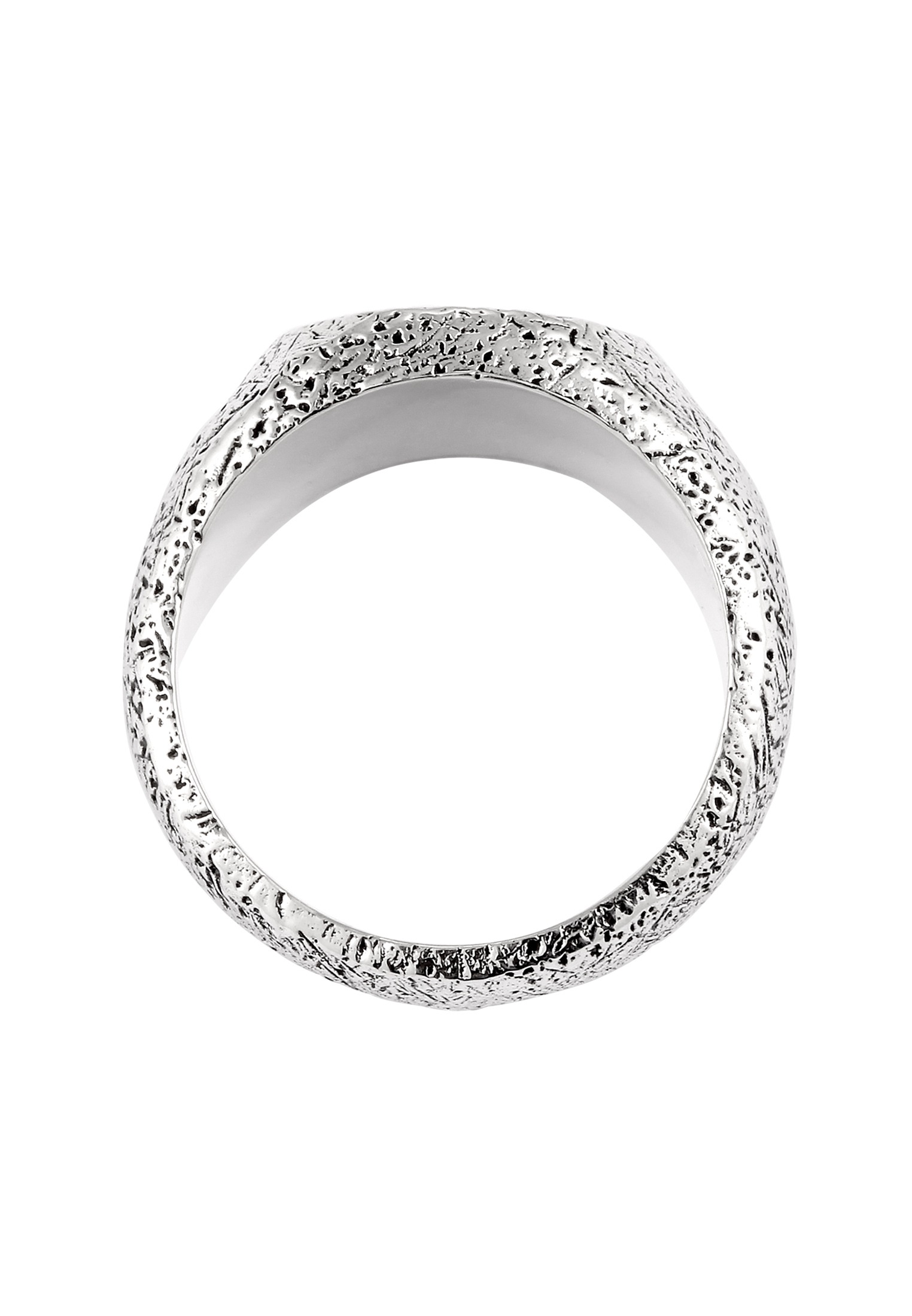 HAZE & GLORY Siegelring »Ring Siegelring Wave Onyx Schwarz 925 Sterling Silber«