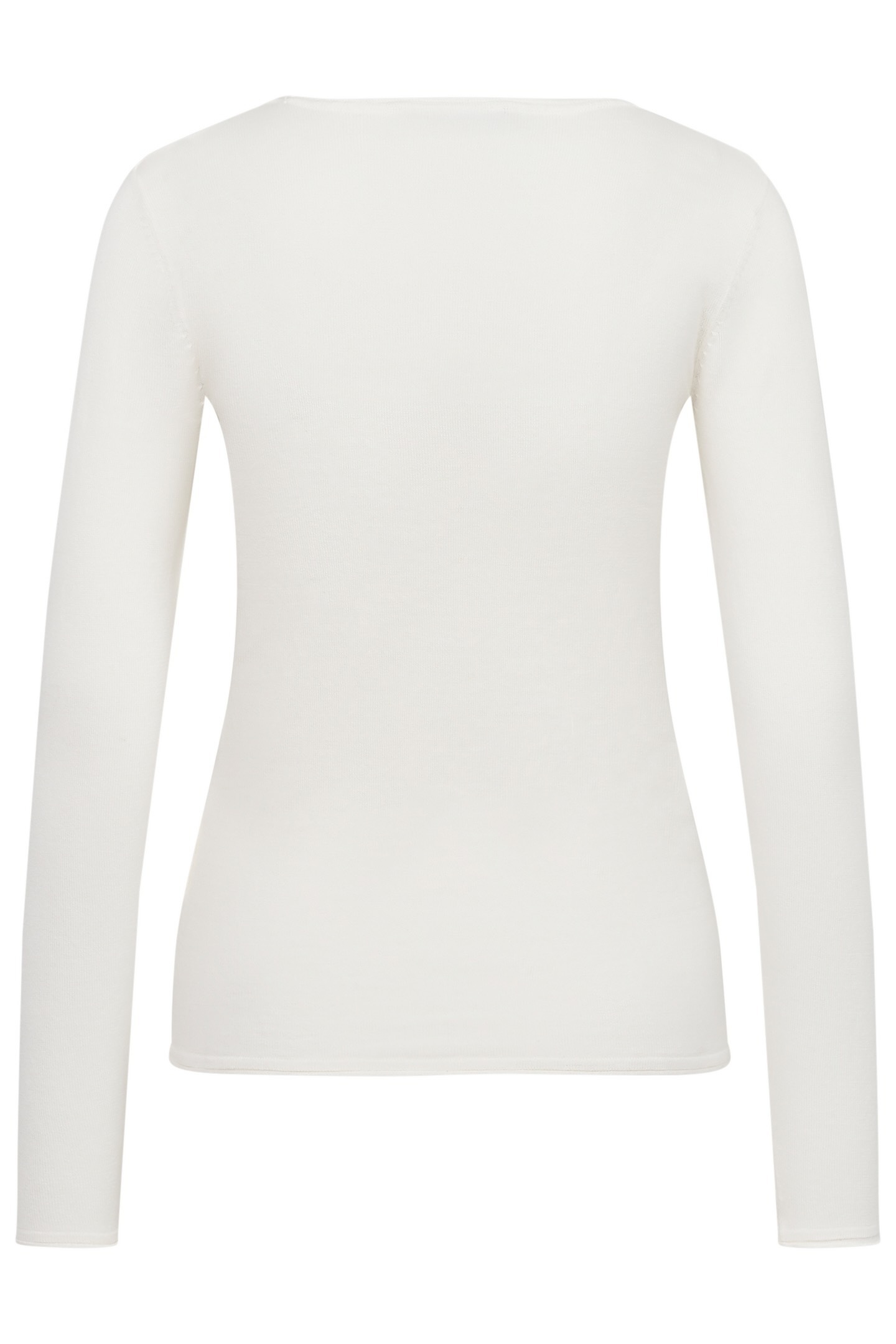 bugatti Langarmshirt, mit Rundhals & langem Arm