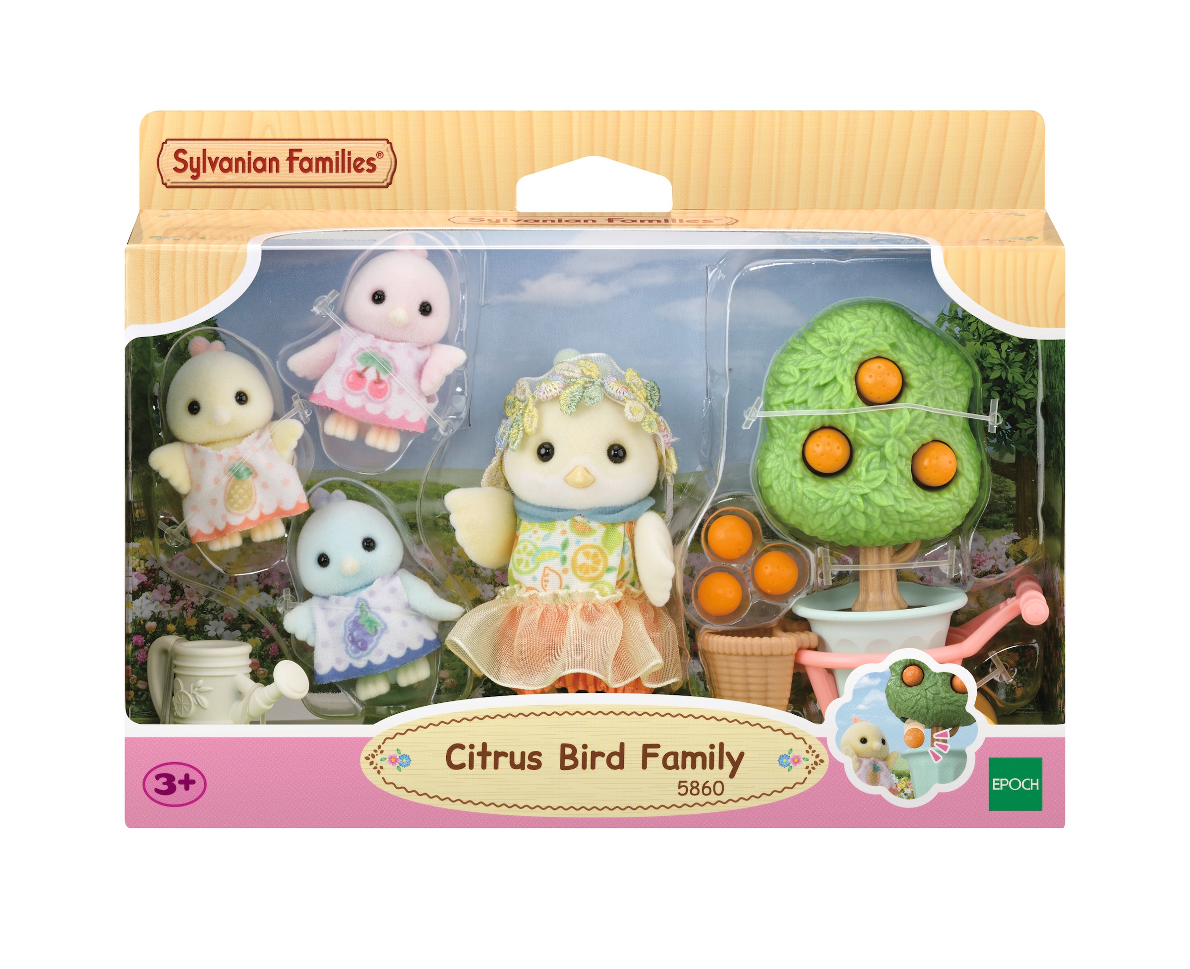 Sylvanian Families Spielfigur »Zitronenvogel Familie (5860)«
