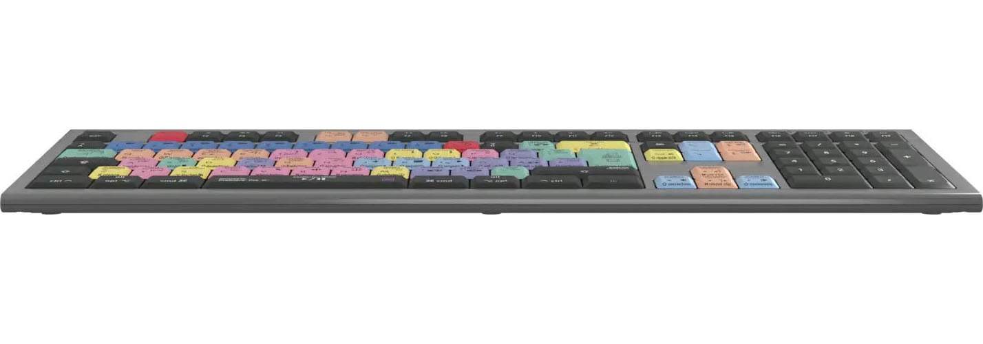 Logickeyboard Tastatur »Adobe Premiere Pro CC Astra 2 DE (Mac)« (USB-Anschluss | Ziffernblock)