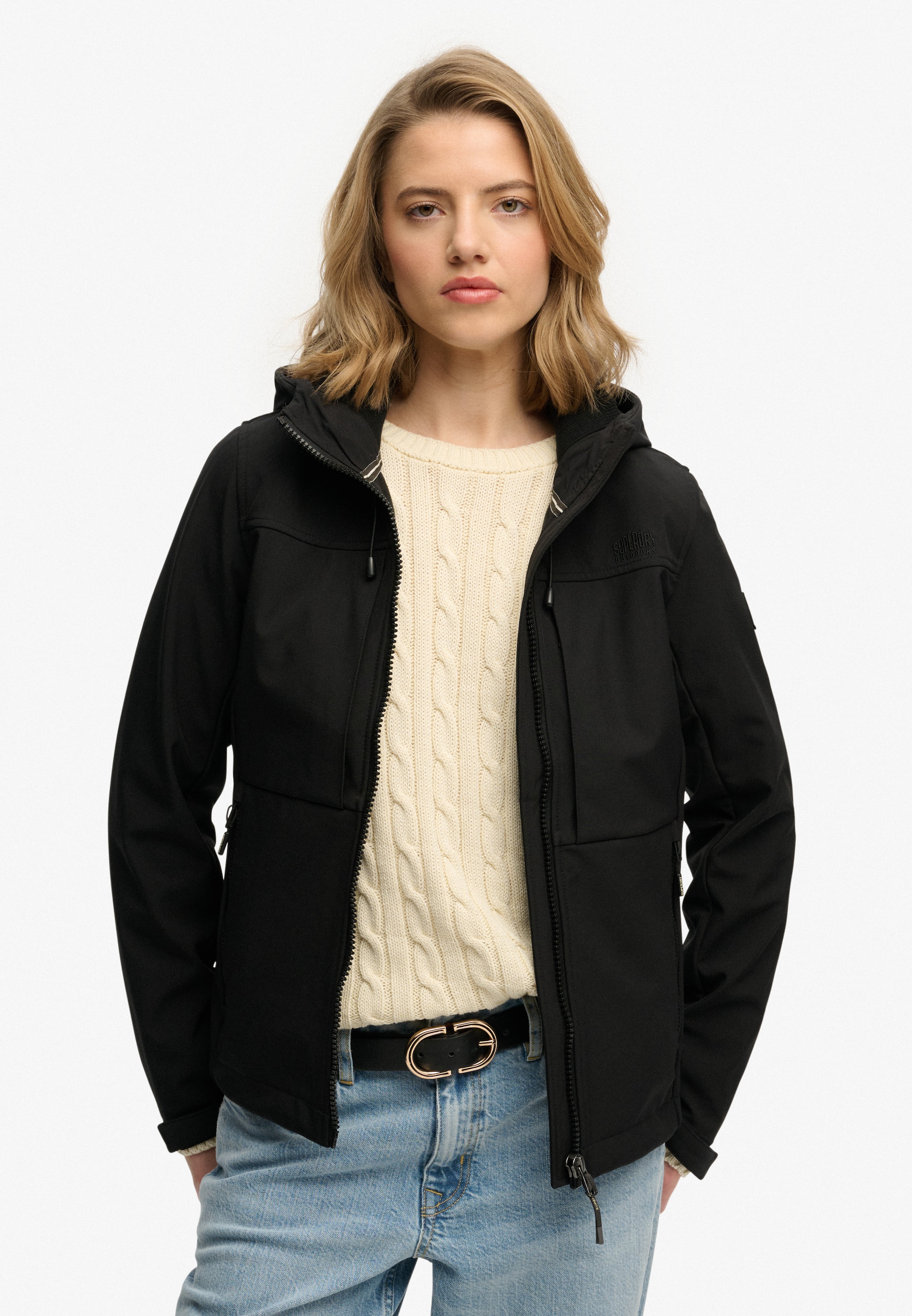 Superdry Outdoorjacke »HOODED CLASSIC TREKKER JACKET« mit Kapuze