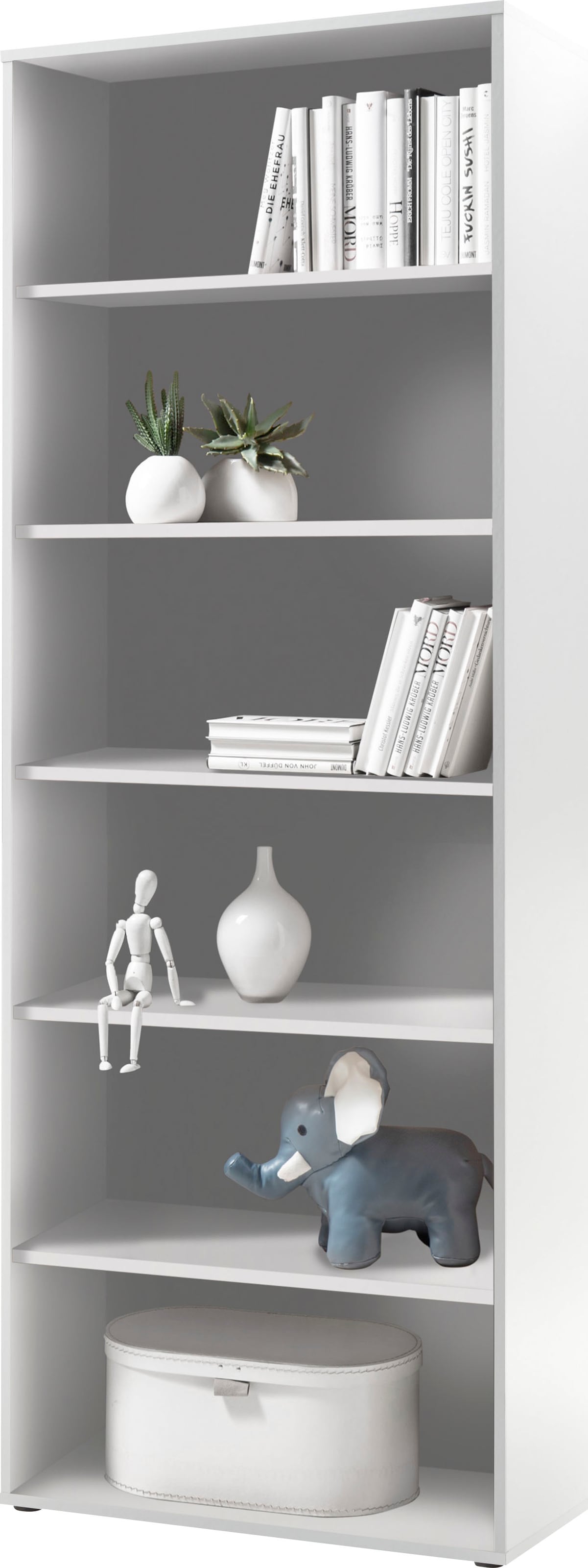 BEGA OFFICE Aktenregal »Pronto«, Büroregal Lichtgrau, Bücherregal mit offenen Fächer