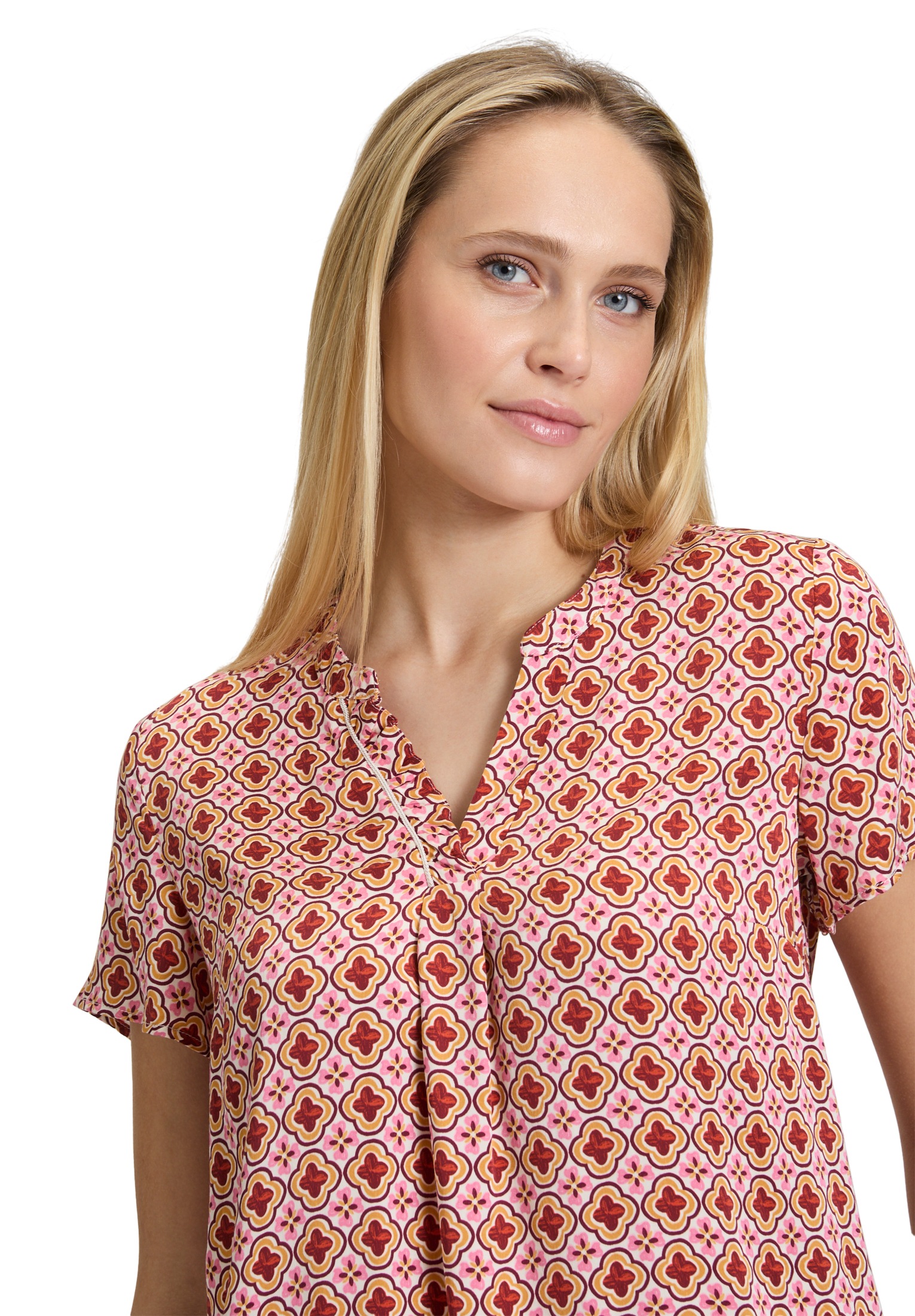 Cartoon Klassische Bluse »Blusenshirt mit Rüschen«
